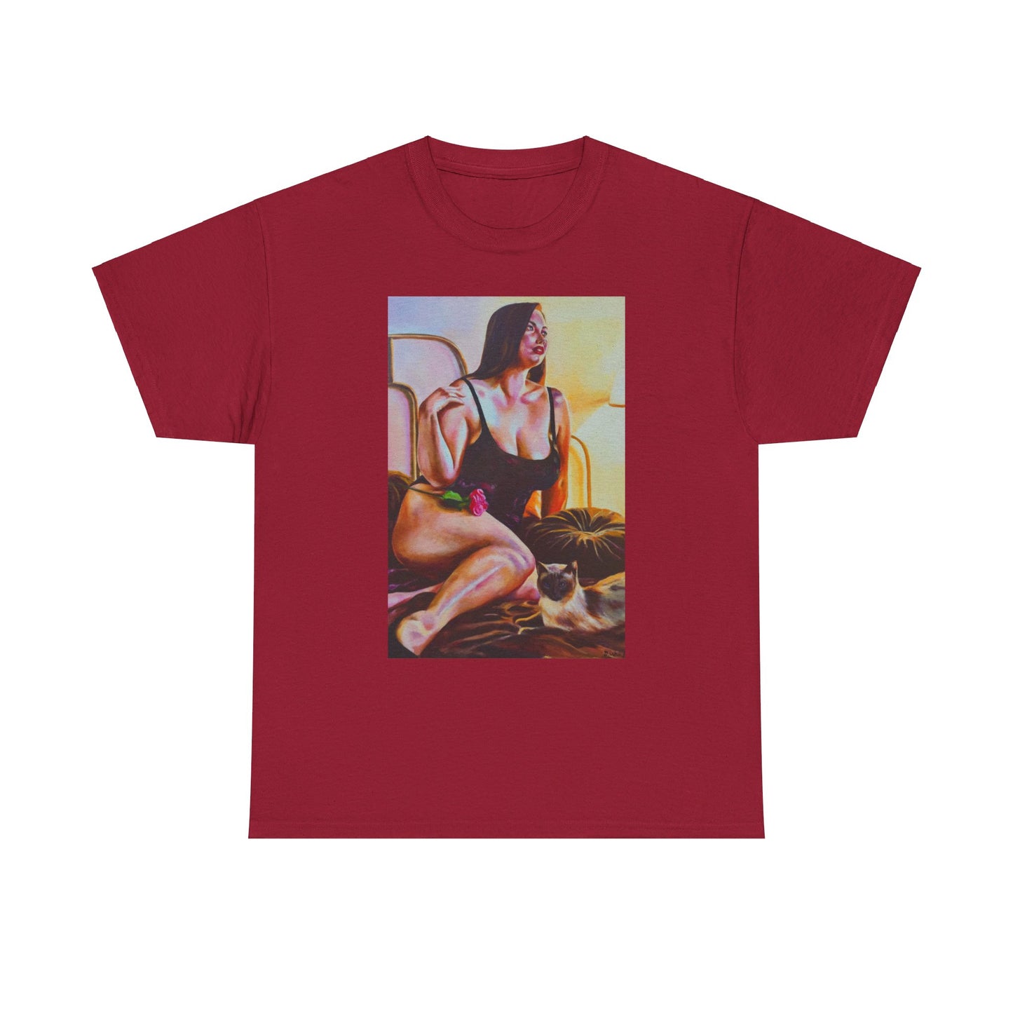 Camiseta unisex de algodón grueso "Siamese"