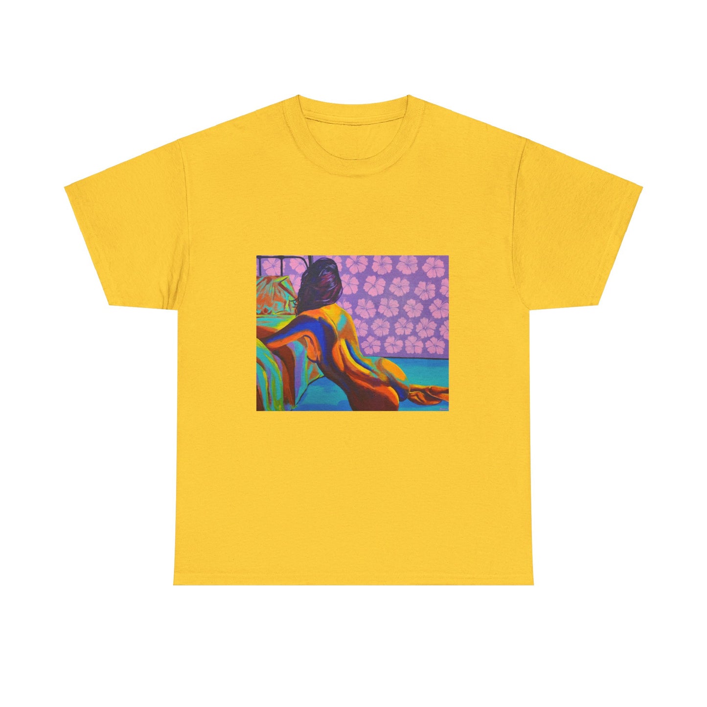 Camiseta unisex de algodón grueso "Hibiscus"