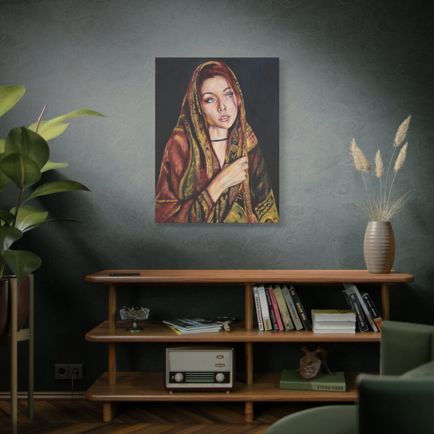 "Black Rose" Canvas Print