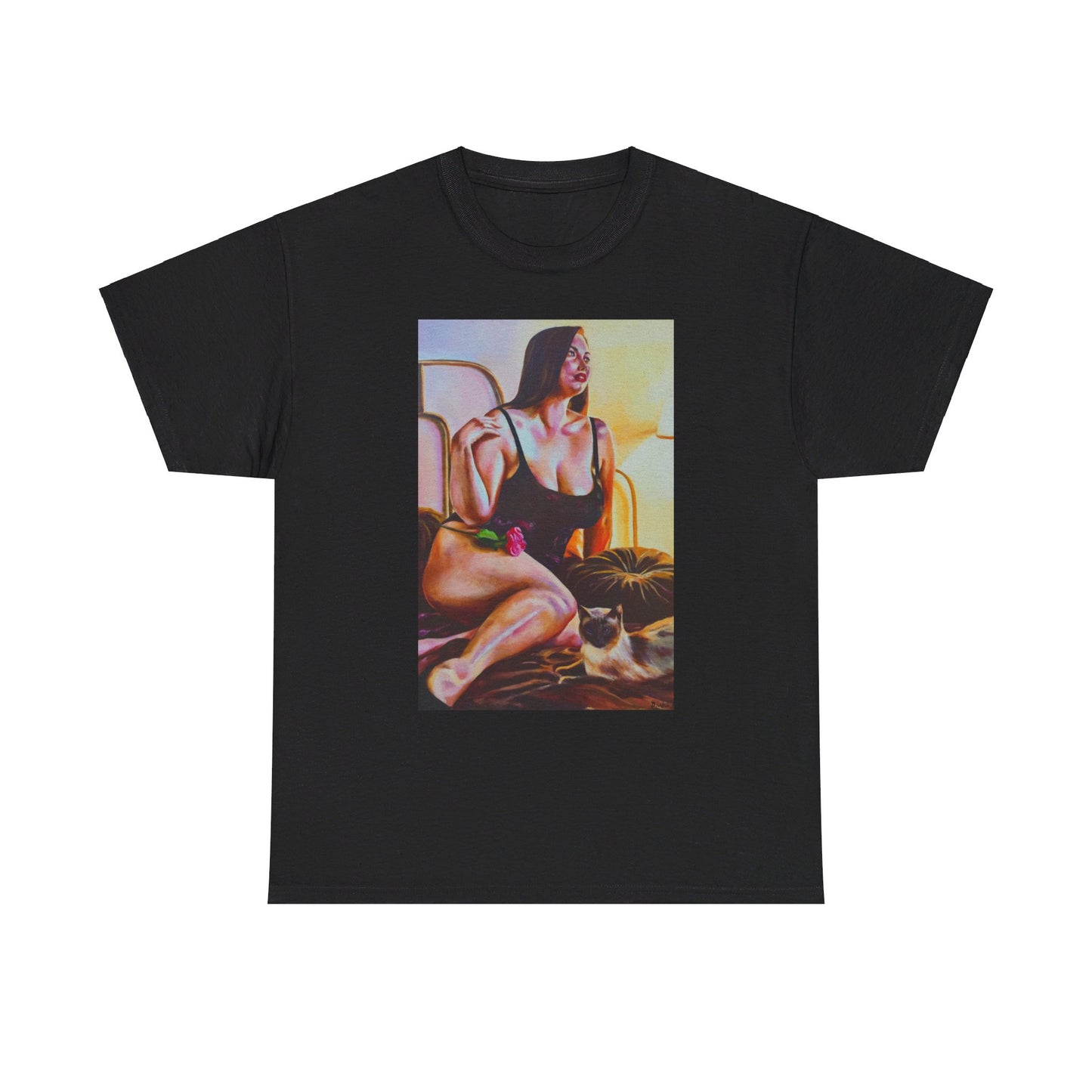 Camiseta unisex de algodón grueso "Siamese"