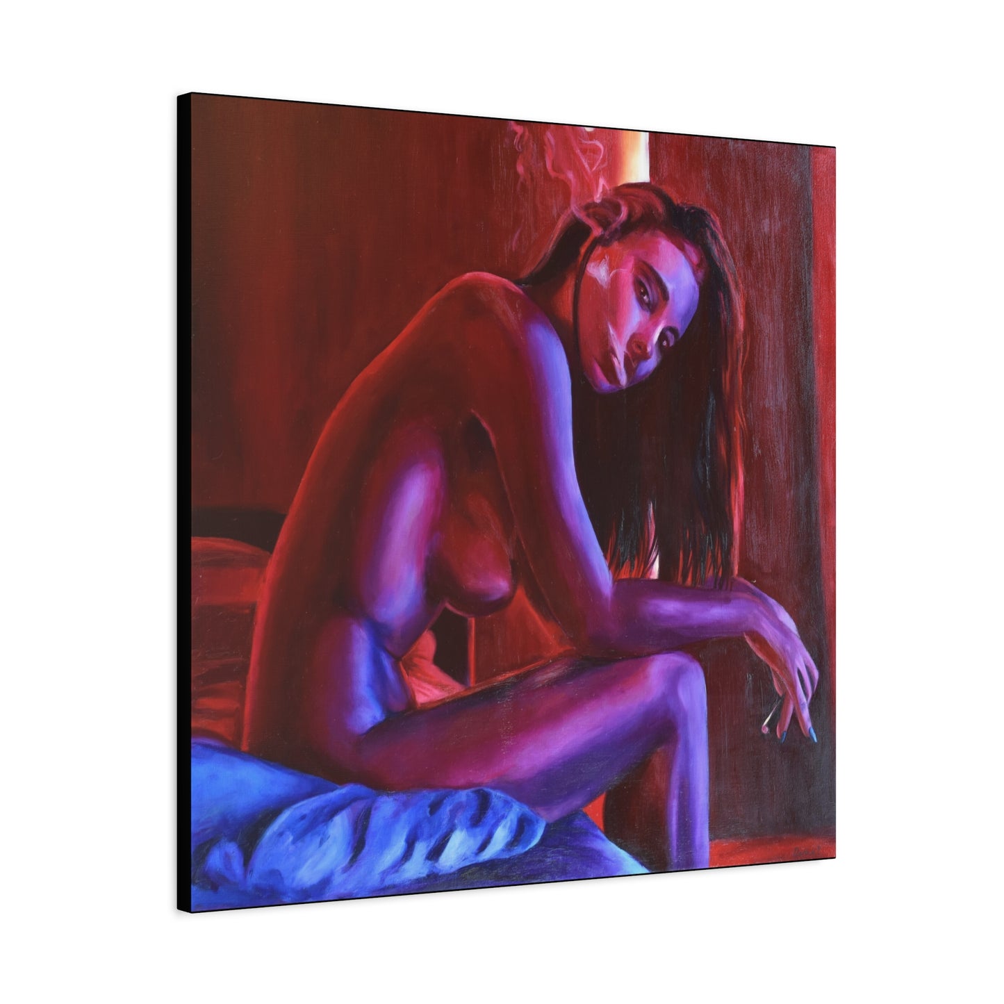 "Fuego" - Stretched Canvas Print Wall Art