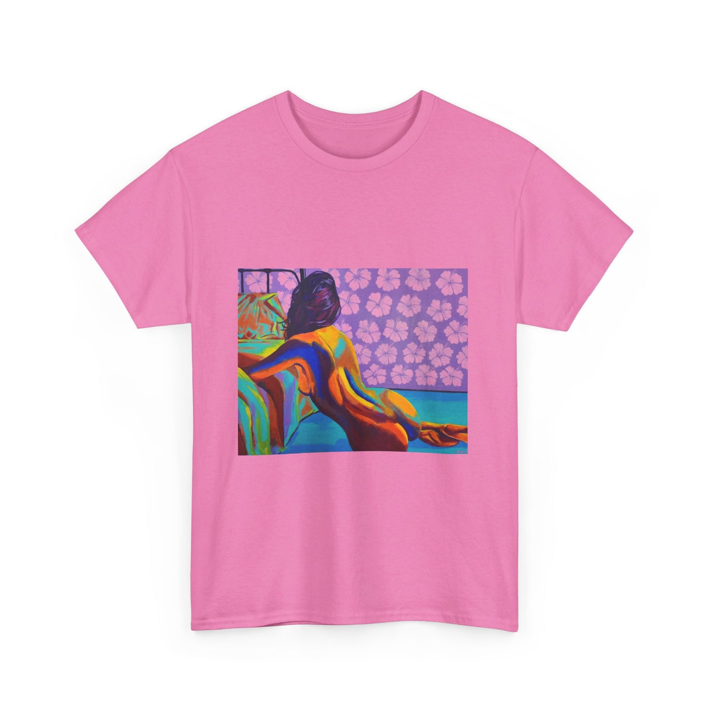 Camiseta unisex de algodón grueso "Hibiscus"