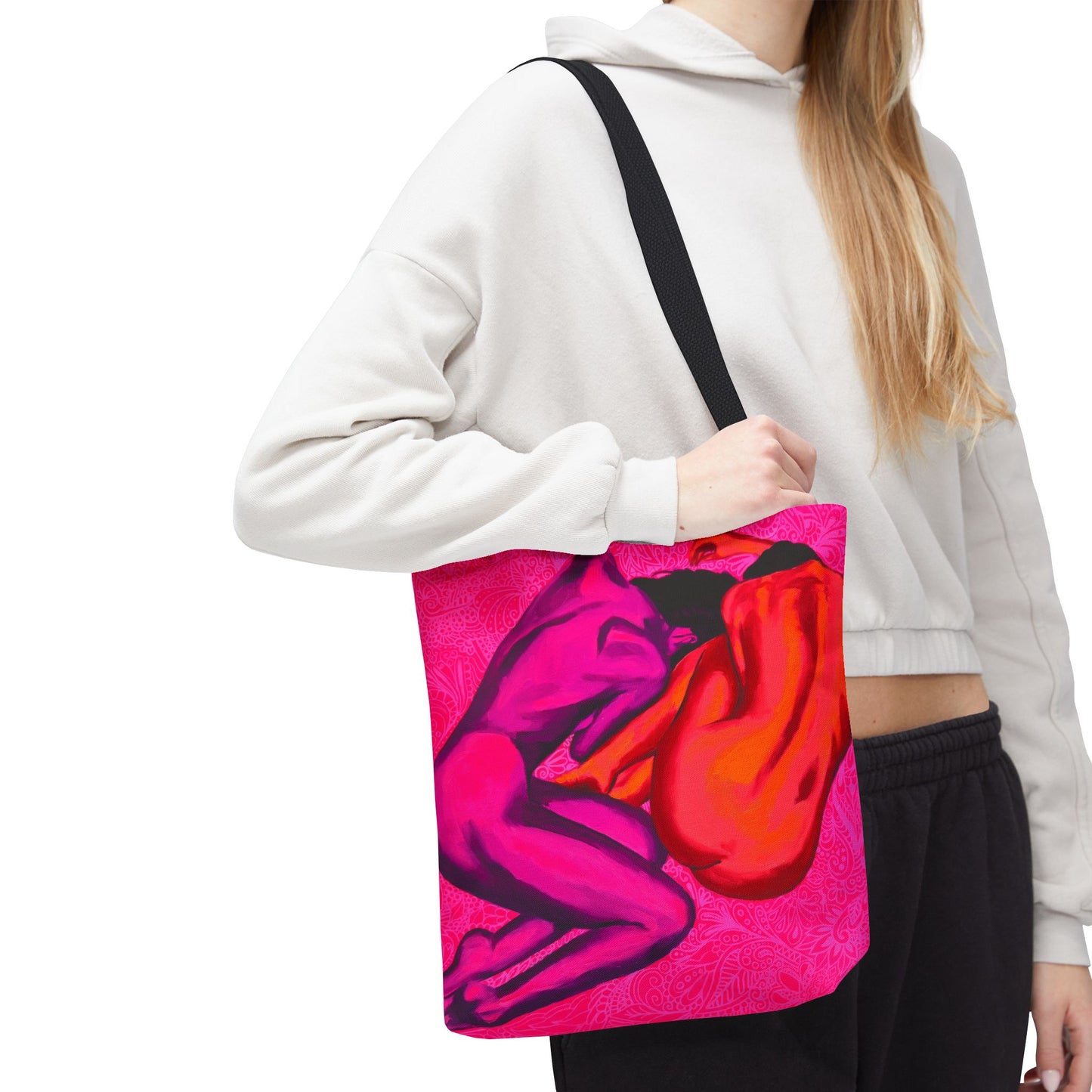 Vibrant "Yin Yang" Art Tote Bag - Colorful Design for Everyday Use