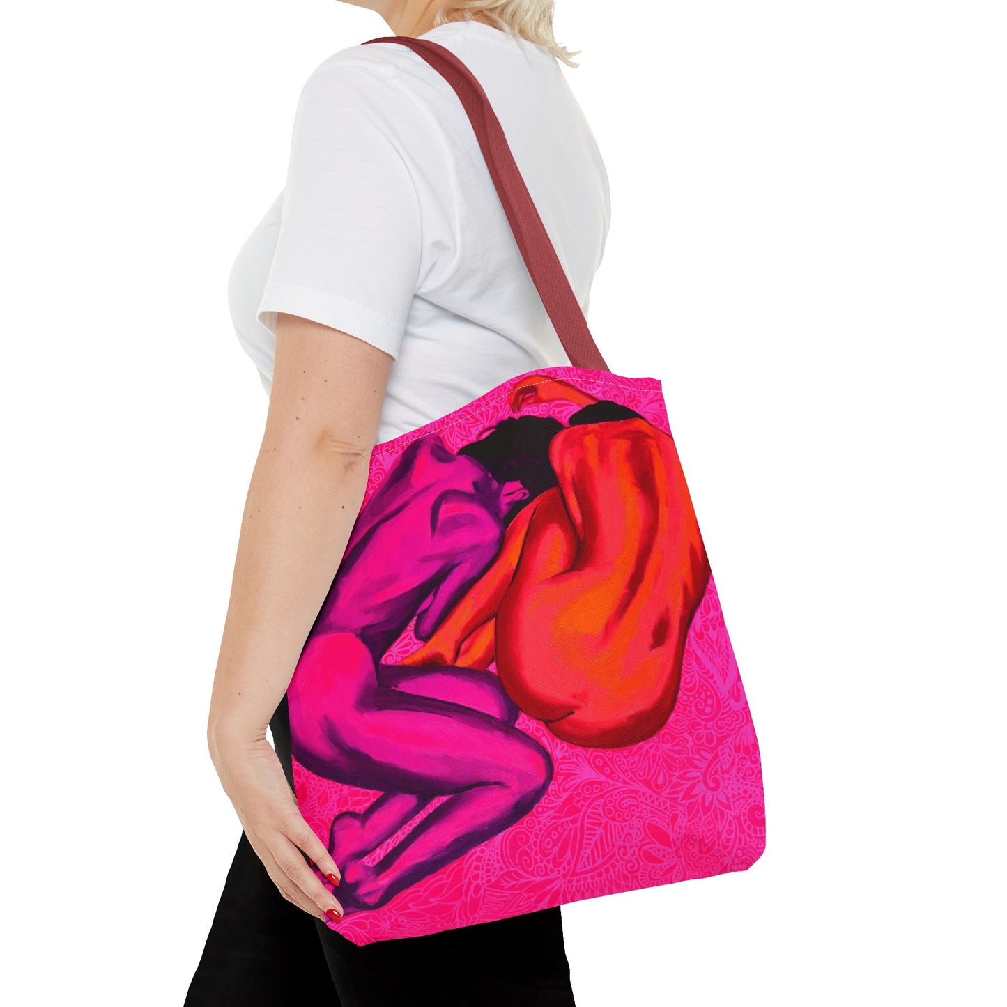 Vibrant "Yin Yang" Art Tote Bag - Colorful Design for Everyday Use