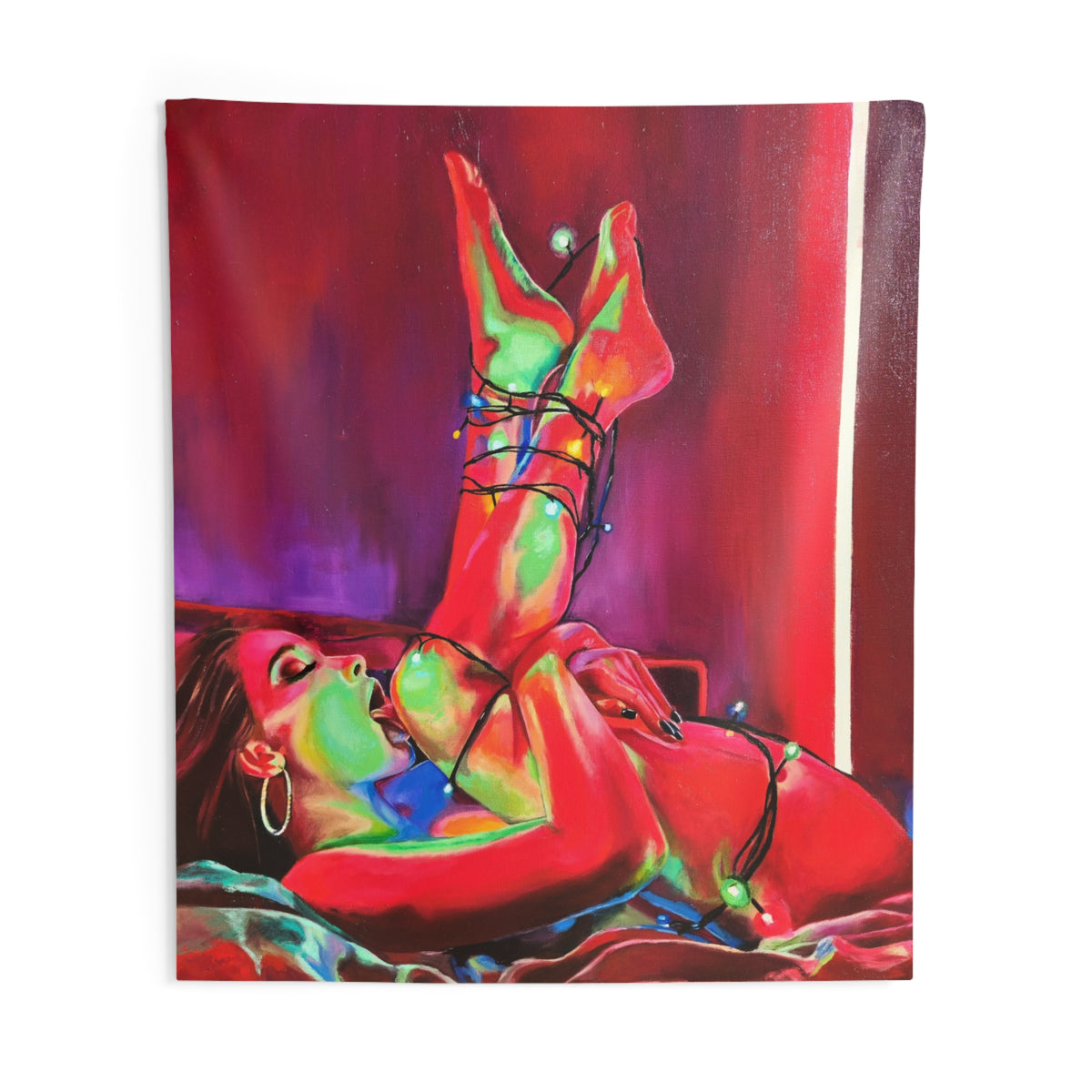 "Xxxmas lights" Tapestry