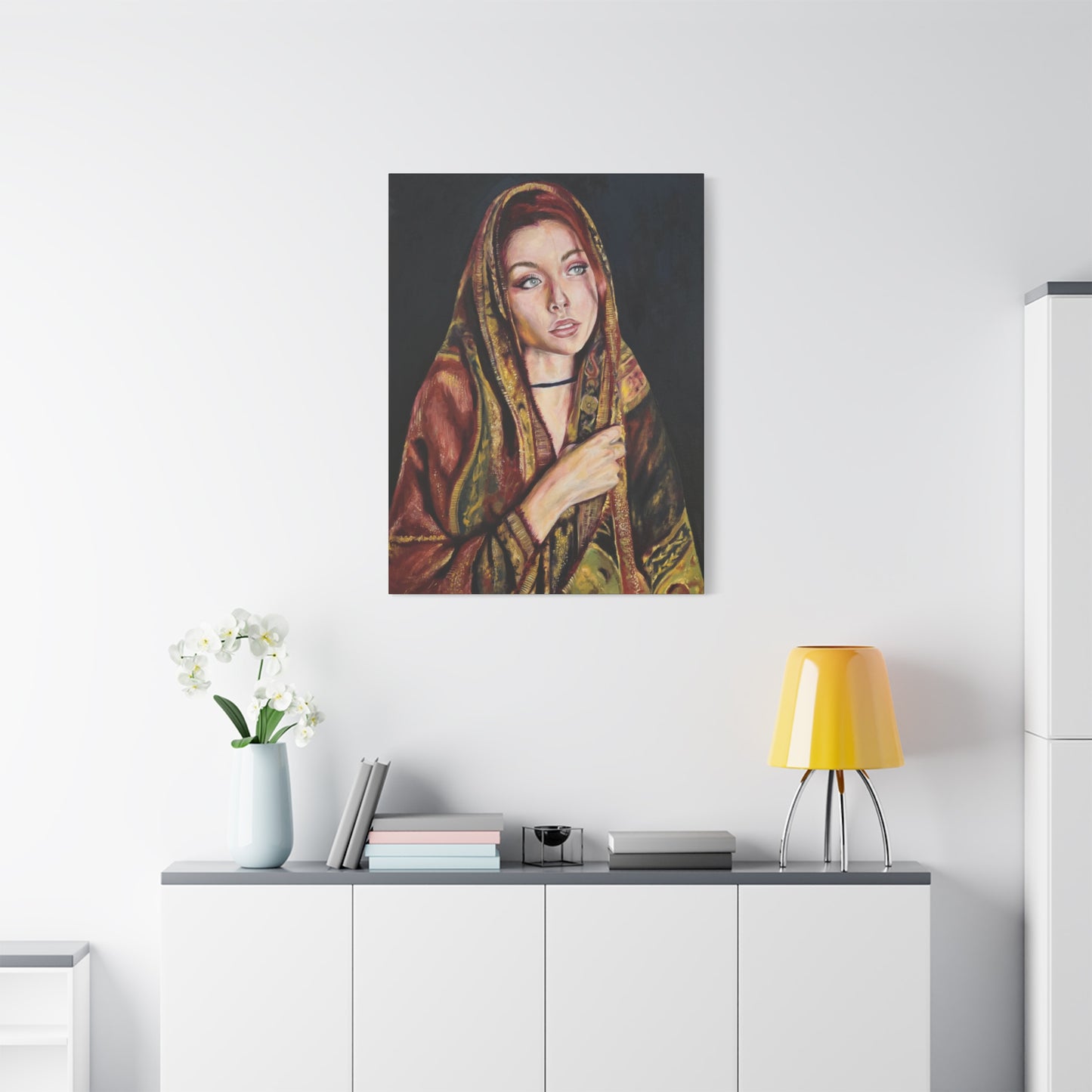 "Black Rose" Canvas Print