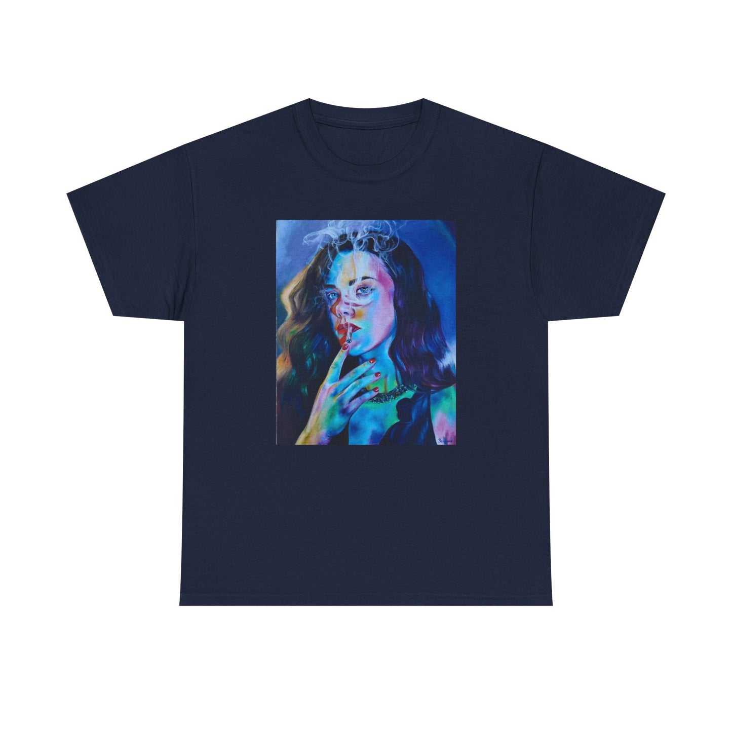 Camiseta unisex de algodón grueso "Smoke"