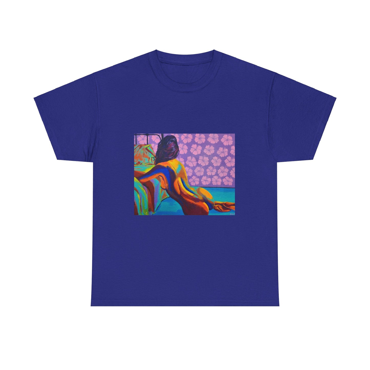 Camiseta unisex de algodón grueso "Hibiscus"