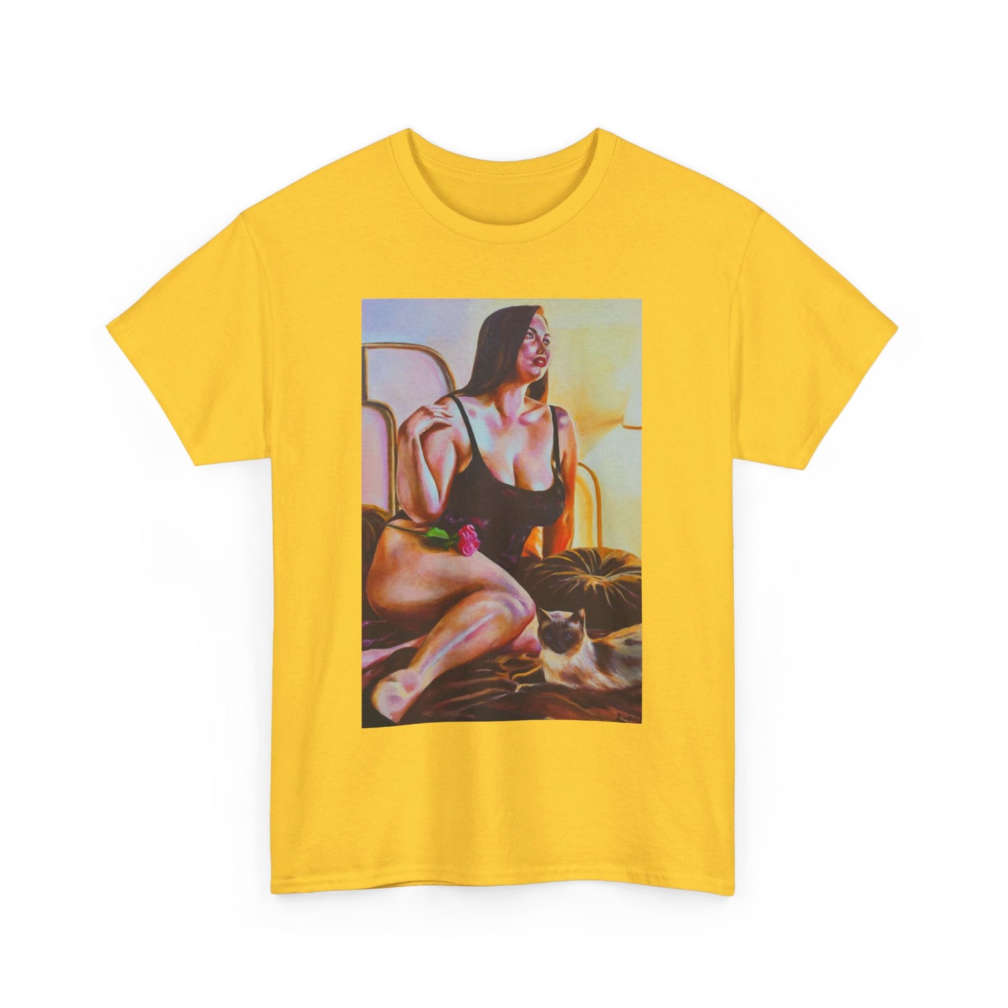 Camiseta unisex de algodón grueso "Siamese"