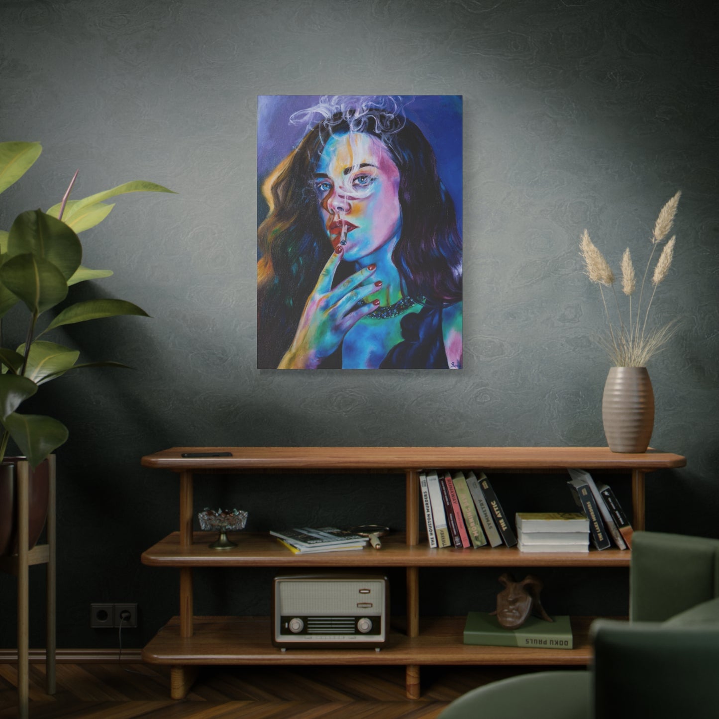 "Smoke" Canvas Print