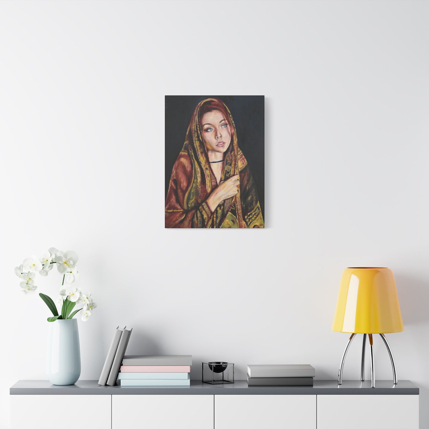 "Black Rose" Canvas Print