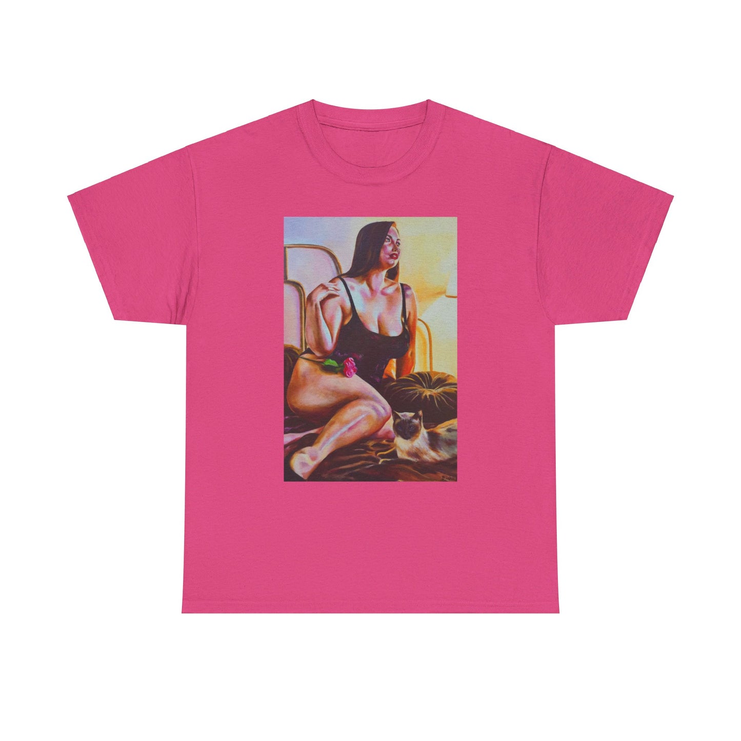 Camiseta unisex de algodón grueso "Siamese"