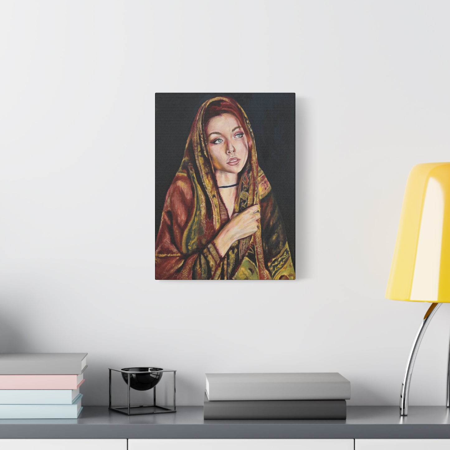 "Black Rose" Canvas Print