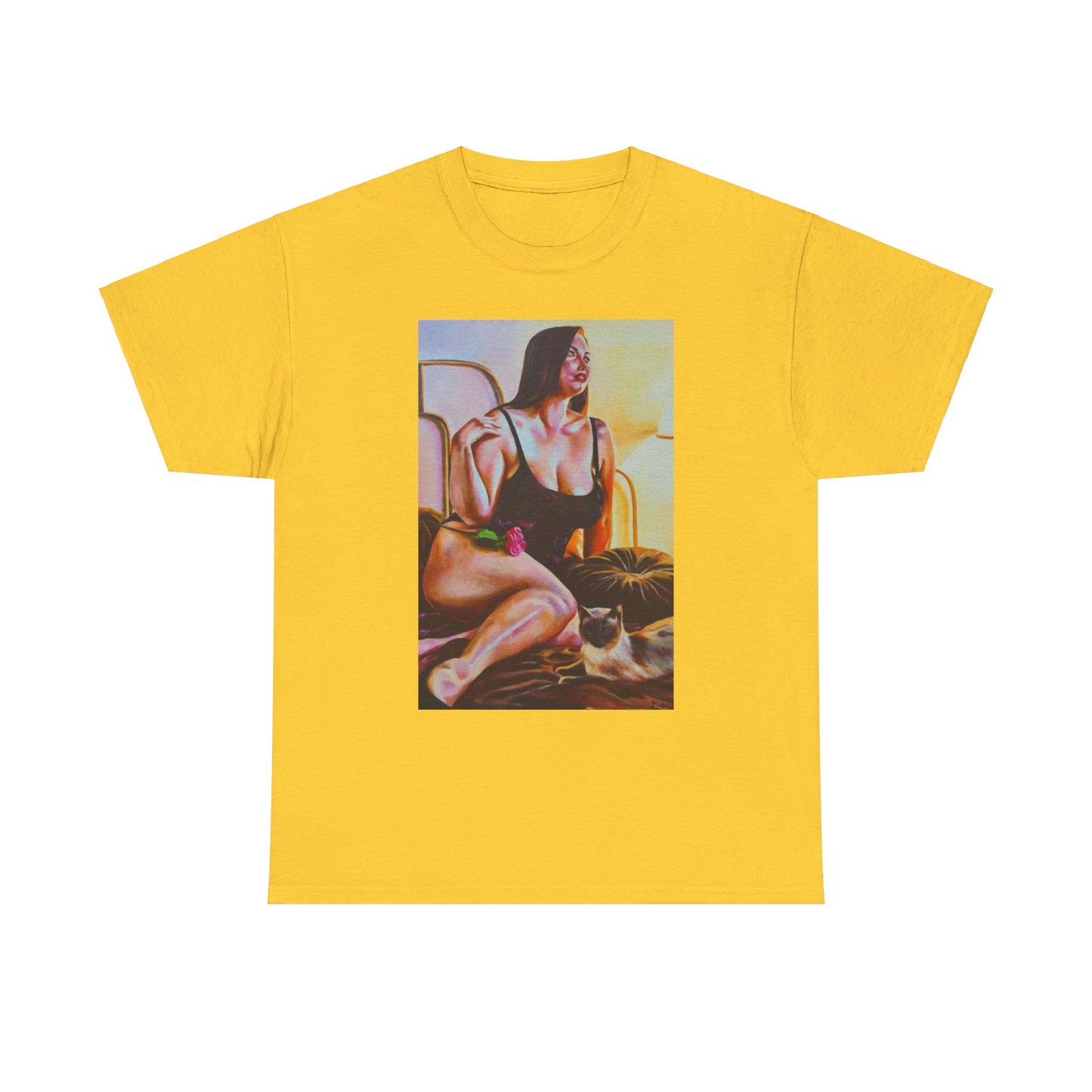 Camiseta unisex de algodón grueso "Siamese"