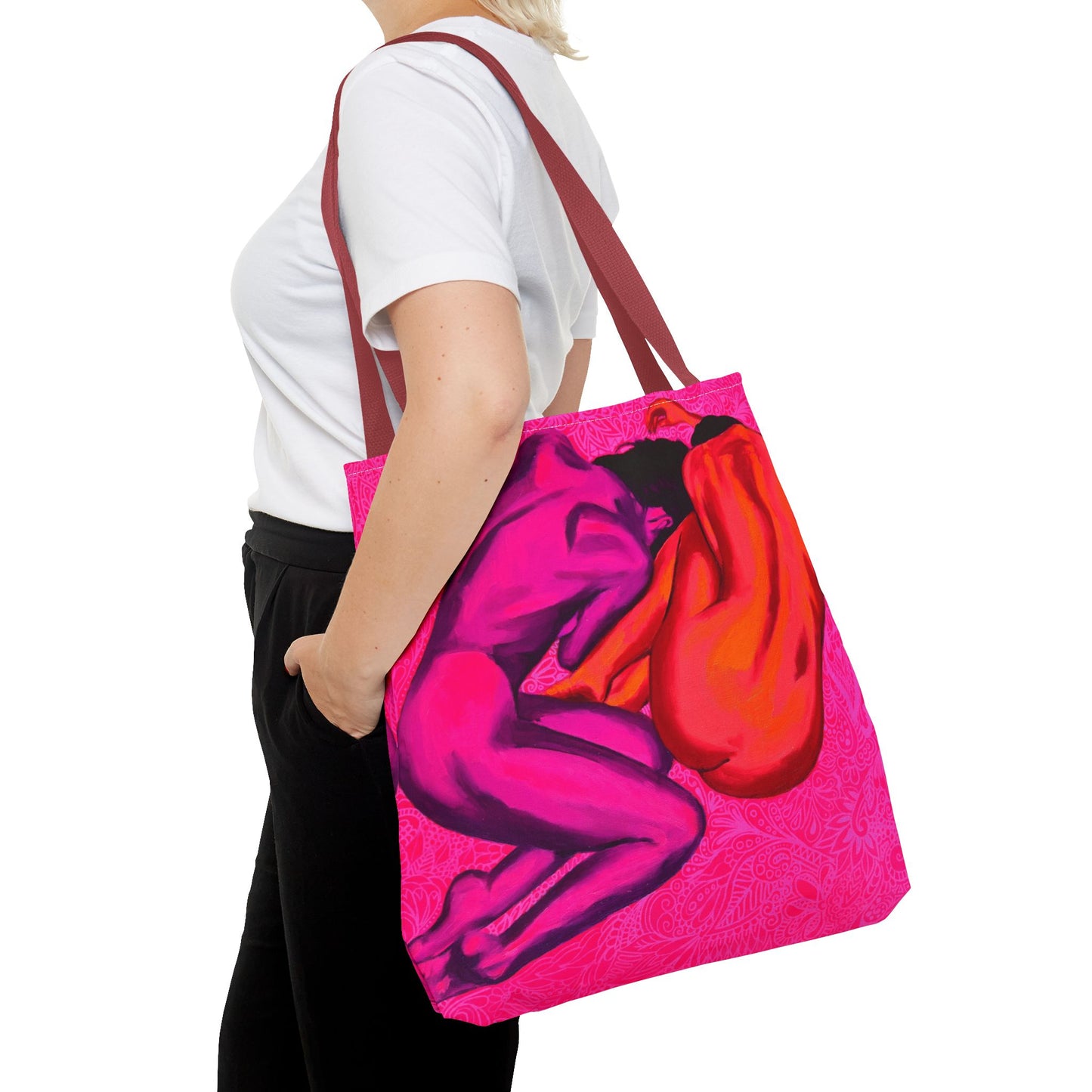 Vibrant "Yin Yang" Art Tote Bag - Colorful Design for Everyday Use