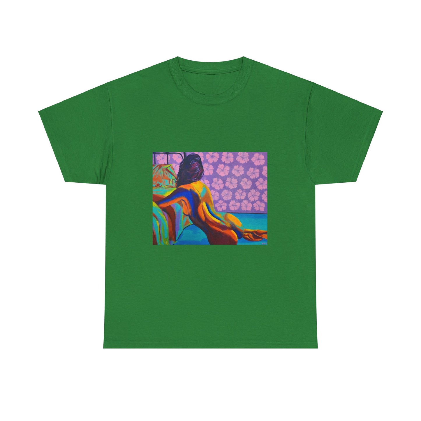 Camiseta unisex de algodón grueso "Hibiscus"