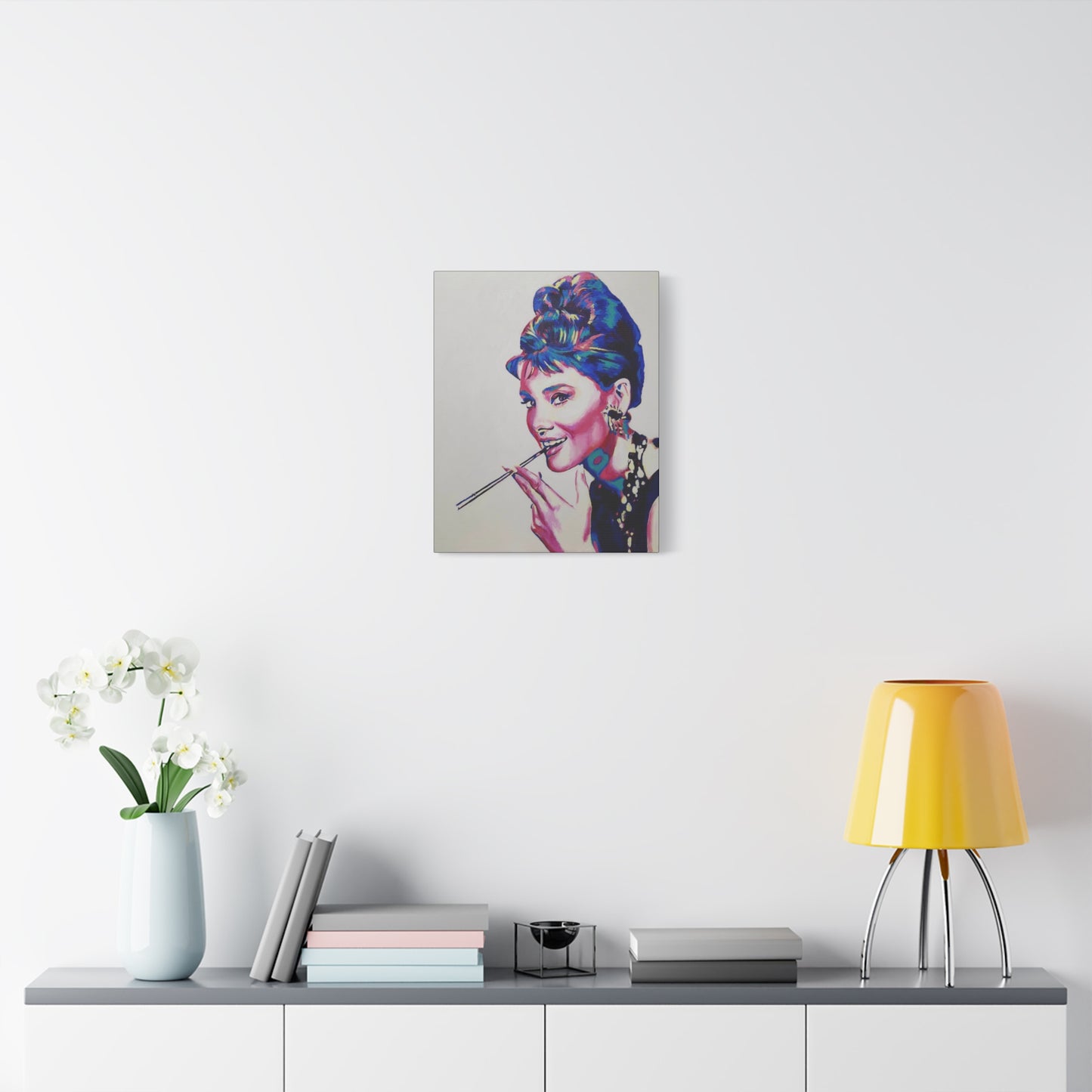 "Audrey Hepburn, Breakfast at Tiffany's" Canvas Print
