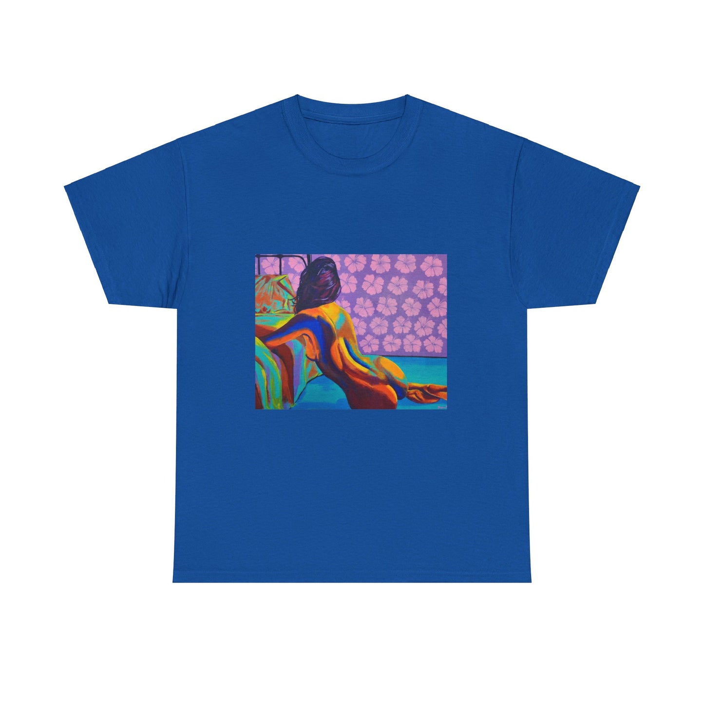 Camiseta unisex de algodón grueso "Hibiscus"