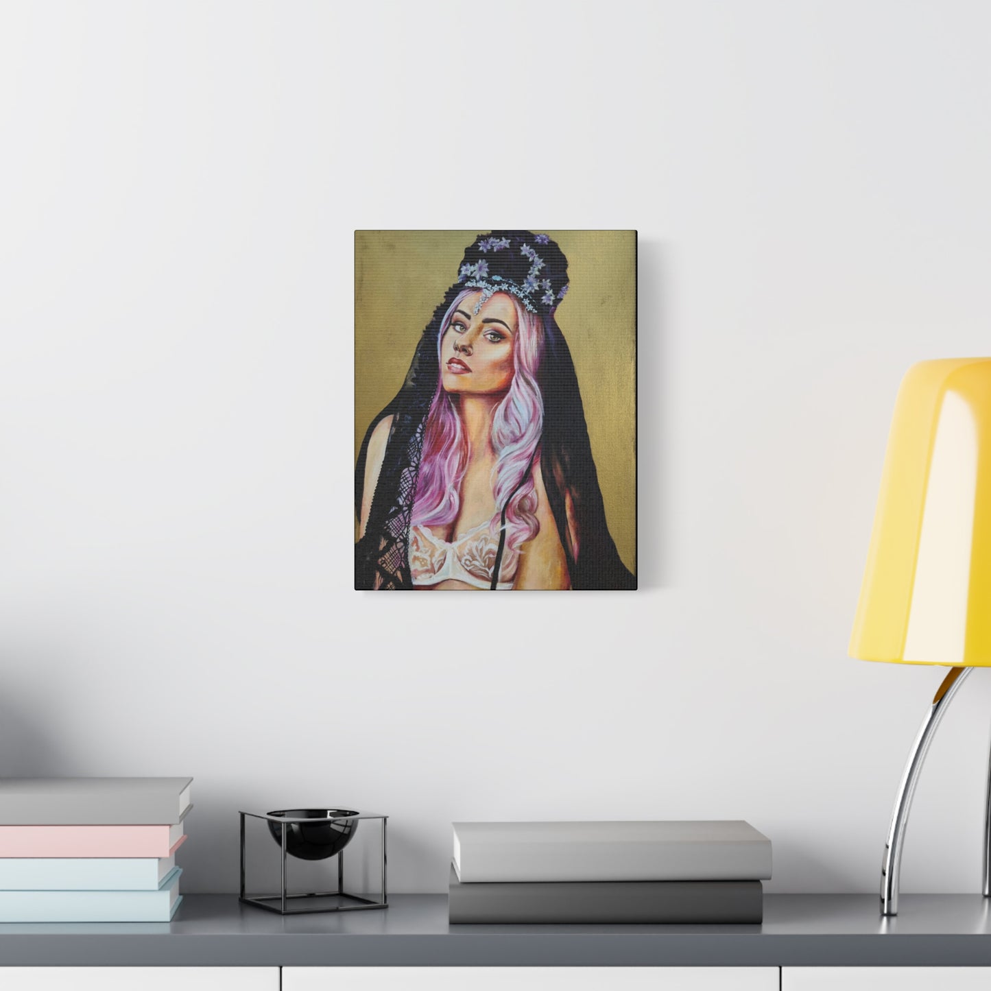 "Flower Crown" Canvas Print