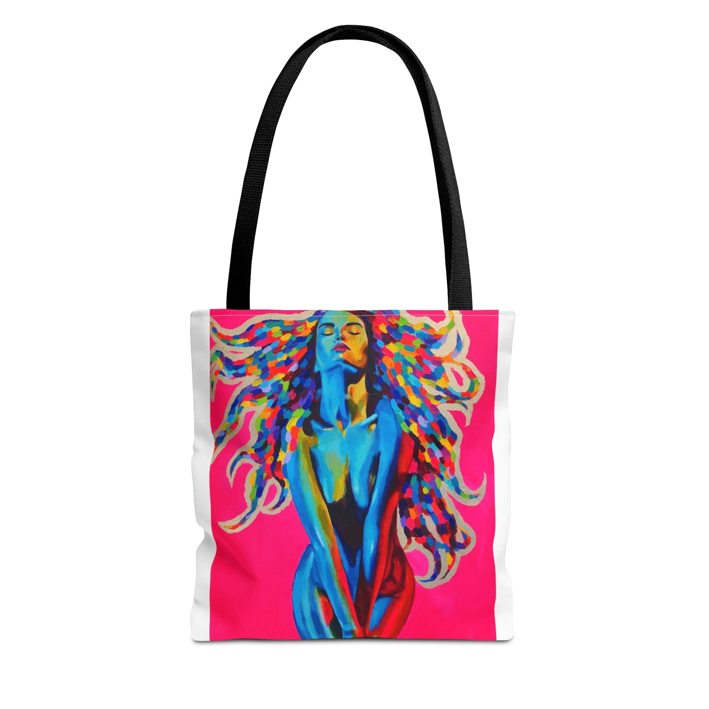 Vibrant "Medusa" Art Tote Bag - Colorful Design for Everyday Use