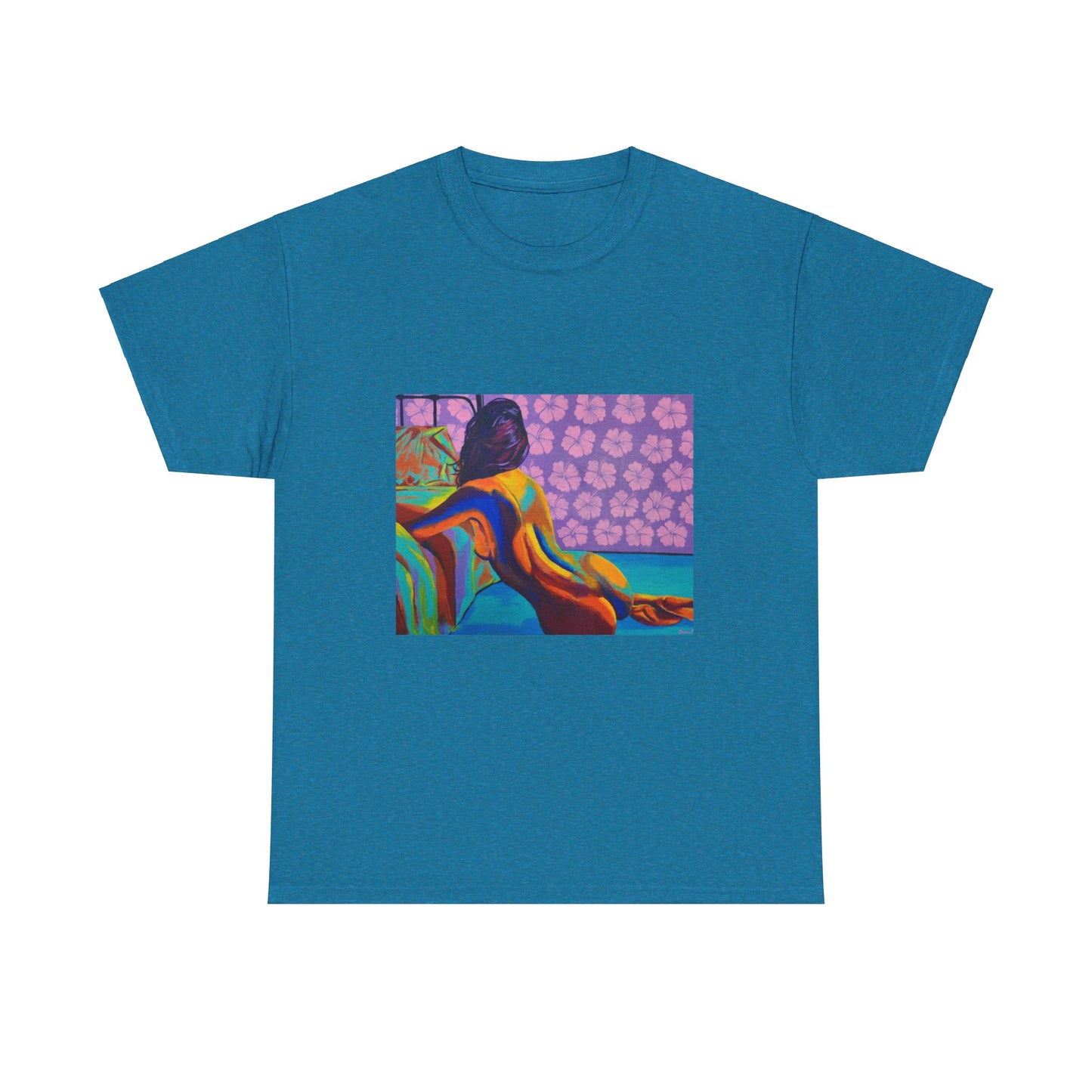 Camiseta unisex de algodón grueso "Hibiscus"