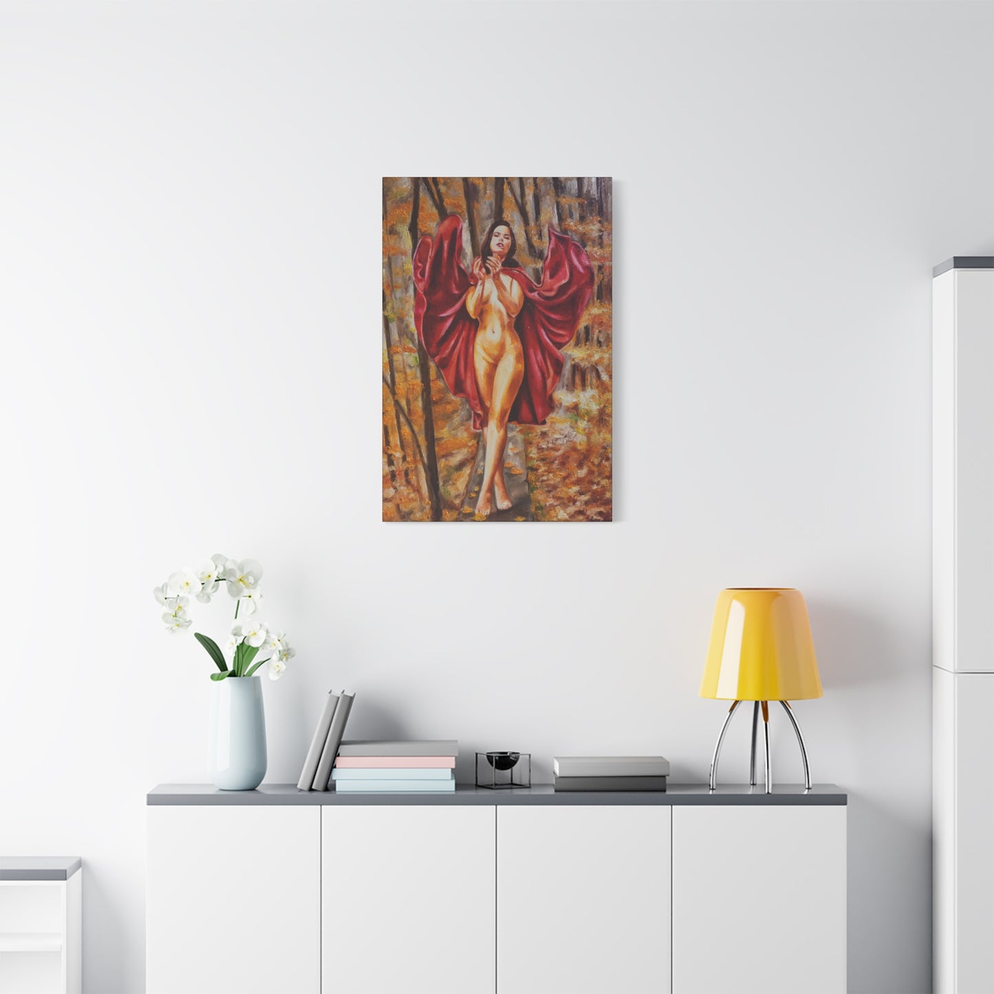 "Red Riding Hood" Canvas Print