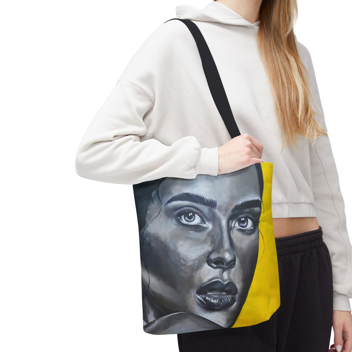 Vibrant "Allure" Art Tote Bag - Colorful Design for Everyday Use