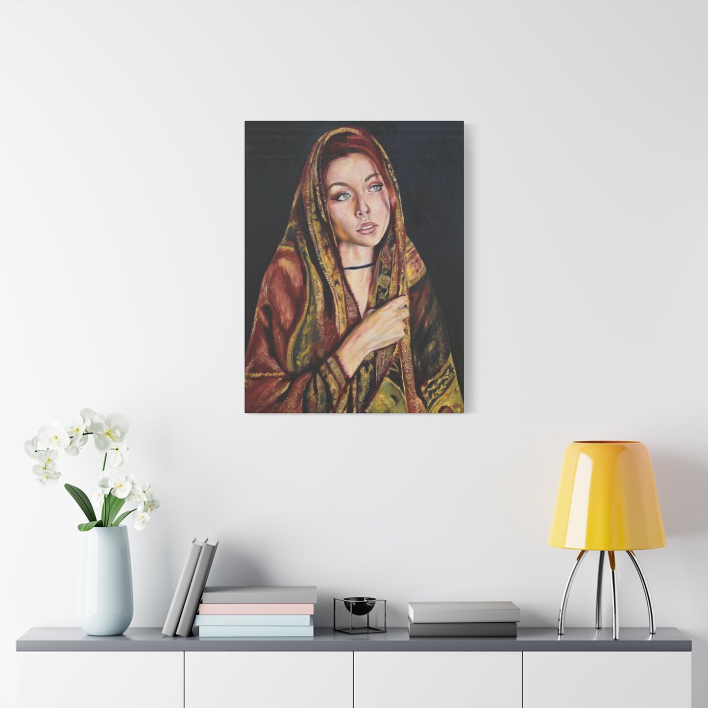 "Black Rose" Canvas Print