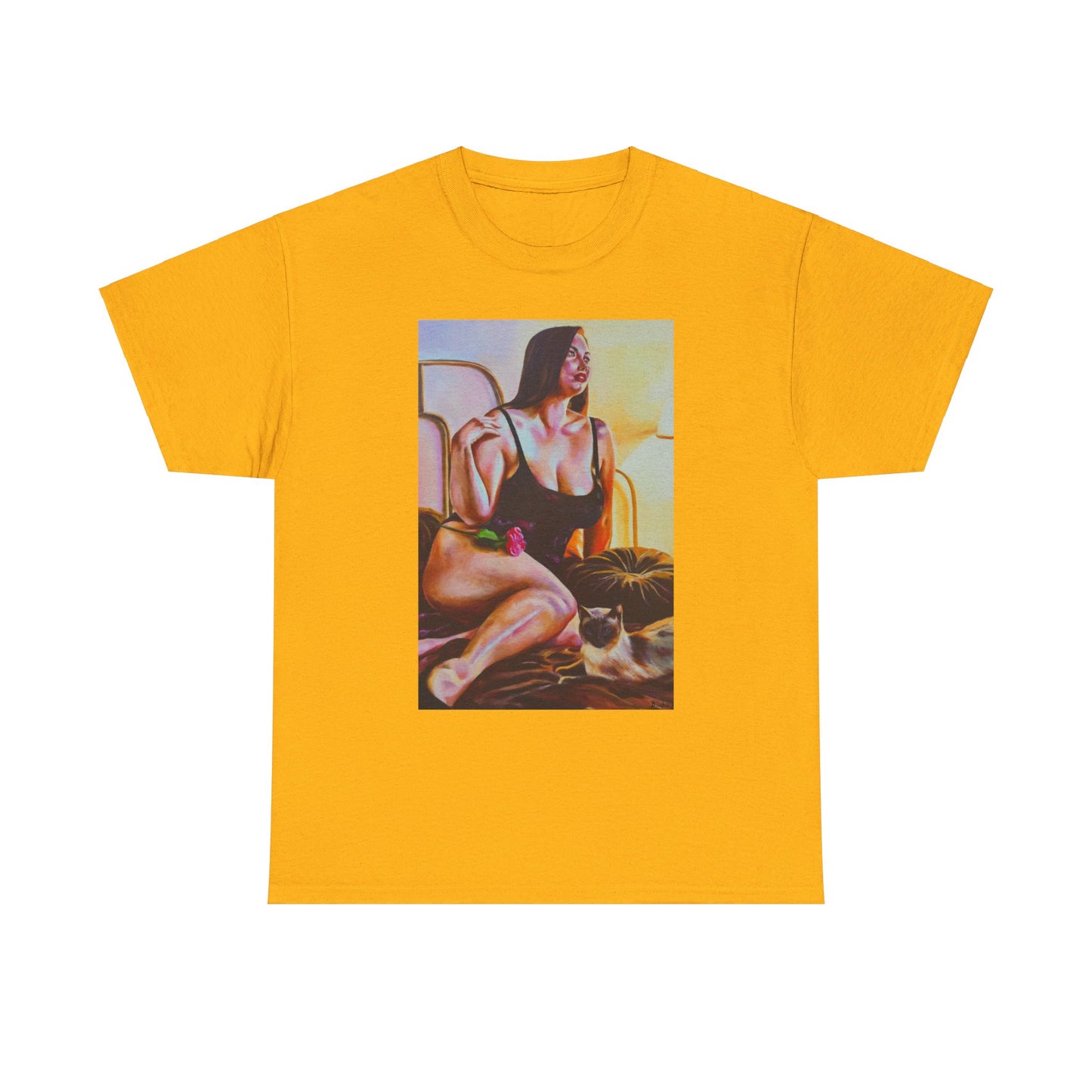 Camiseta unisex de algodón grueso "Siamese"
