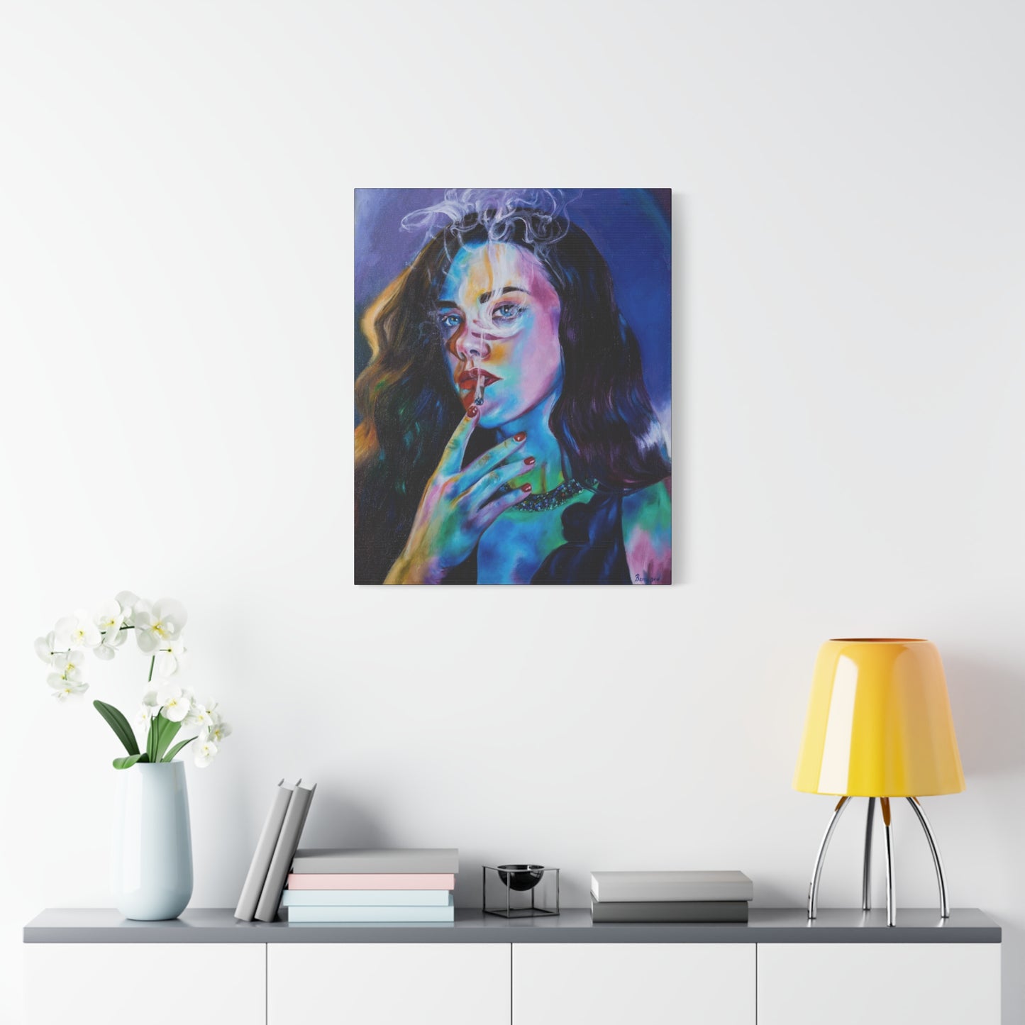 "Smoke" Canvas Print