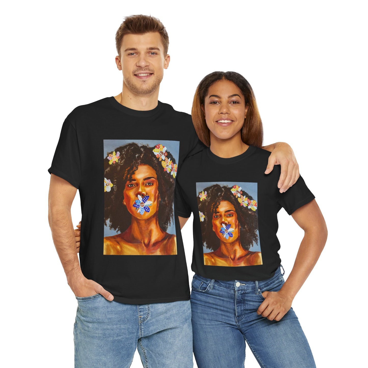 "Flower Dream" Unisex Heavy Cotton Tee