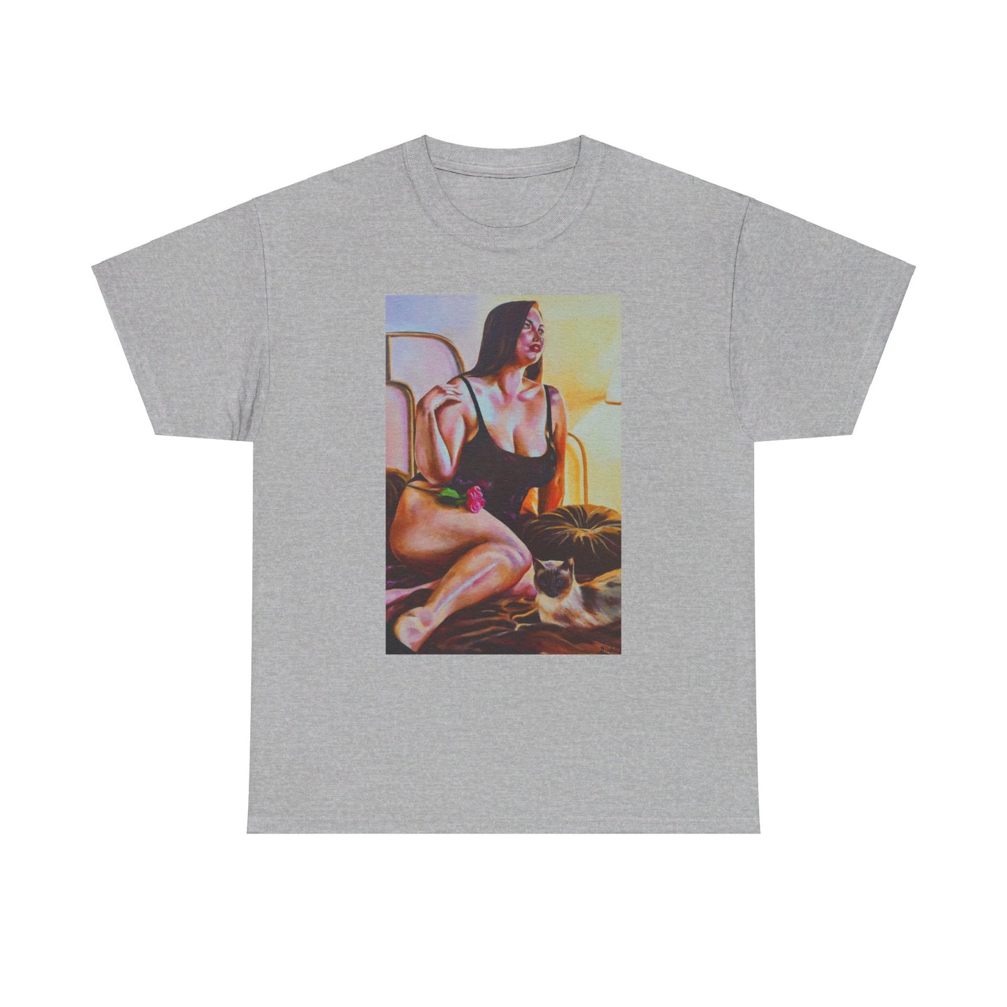 Camiseta unisex de algodón grueso "Siamese"
