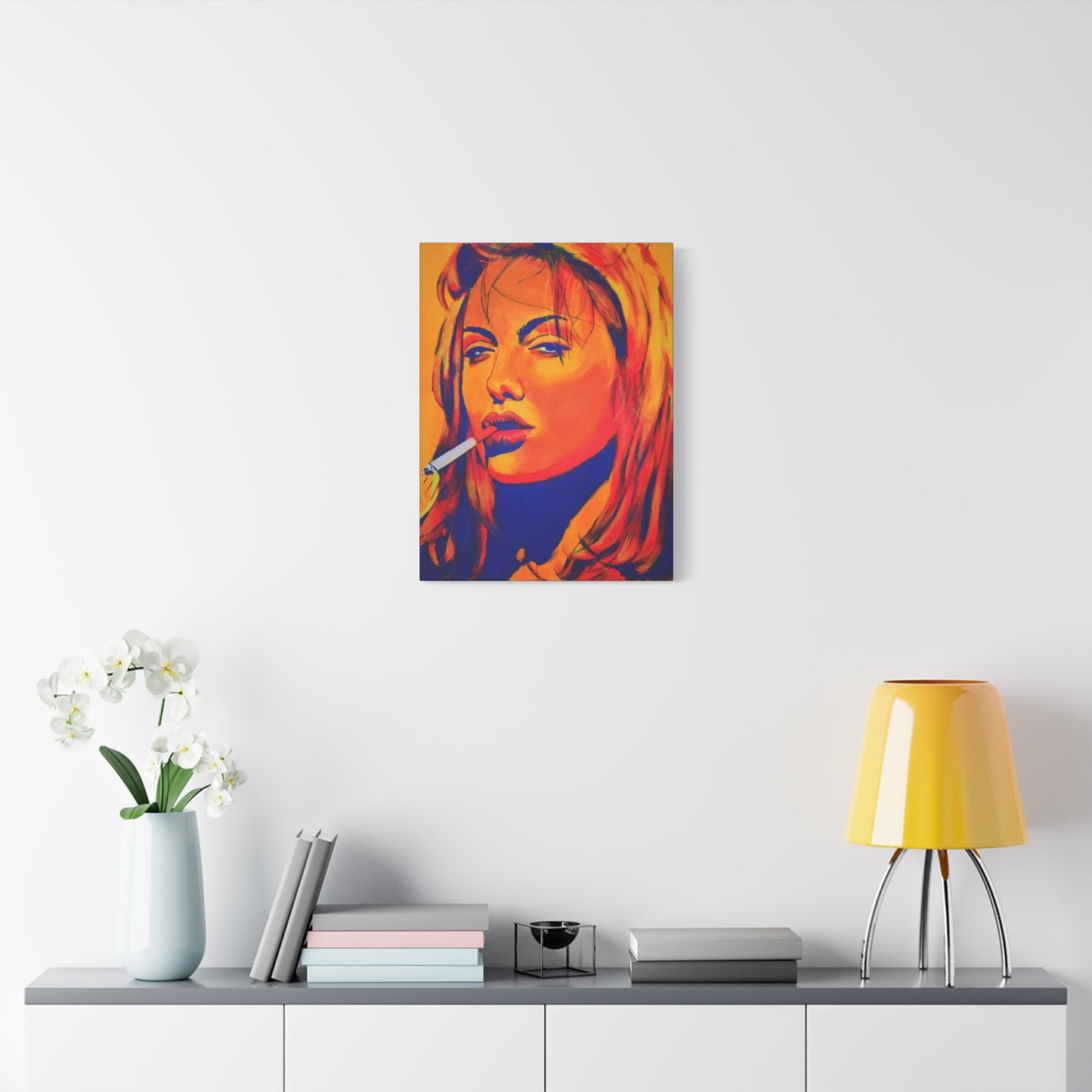 "Angelina Jolie Girl, Interrupted" Canvas Print