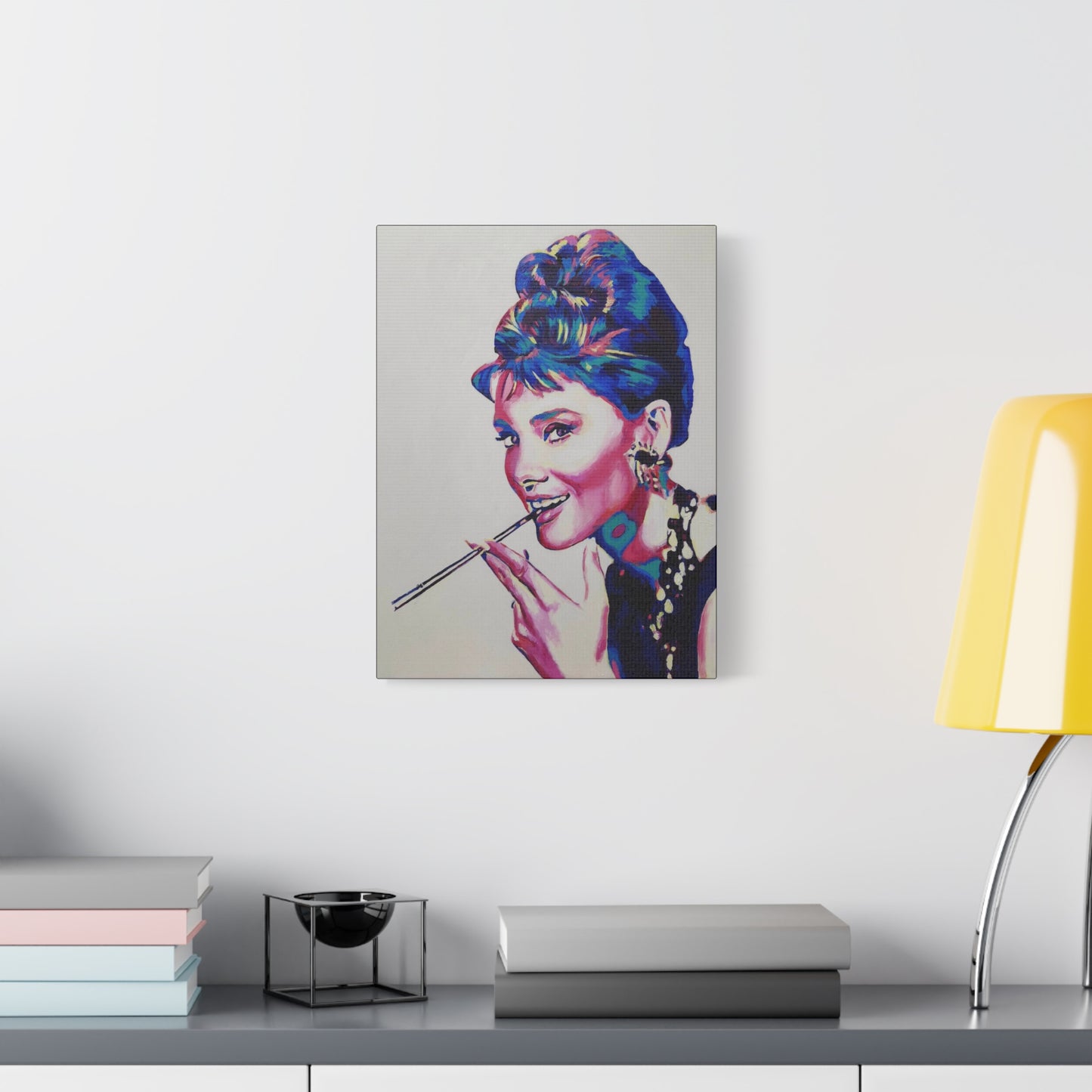 "Audrey Hepburn, Breakfast at Tiffany's" Canvas Print