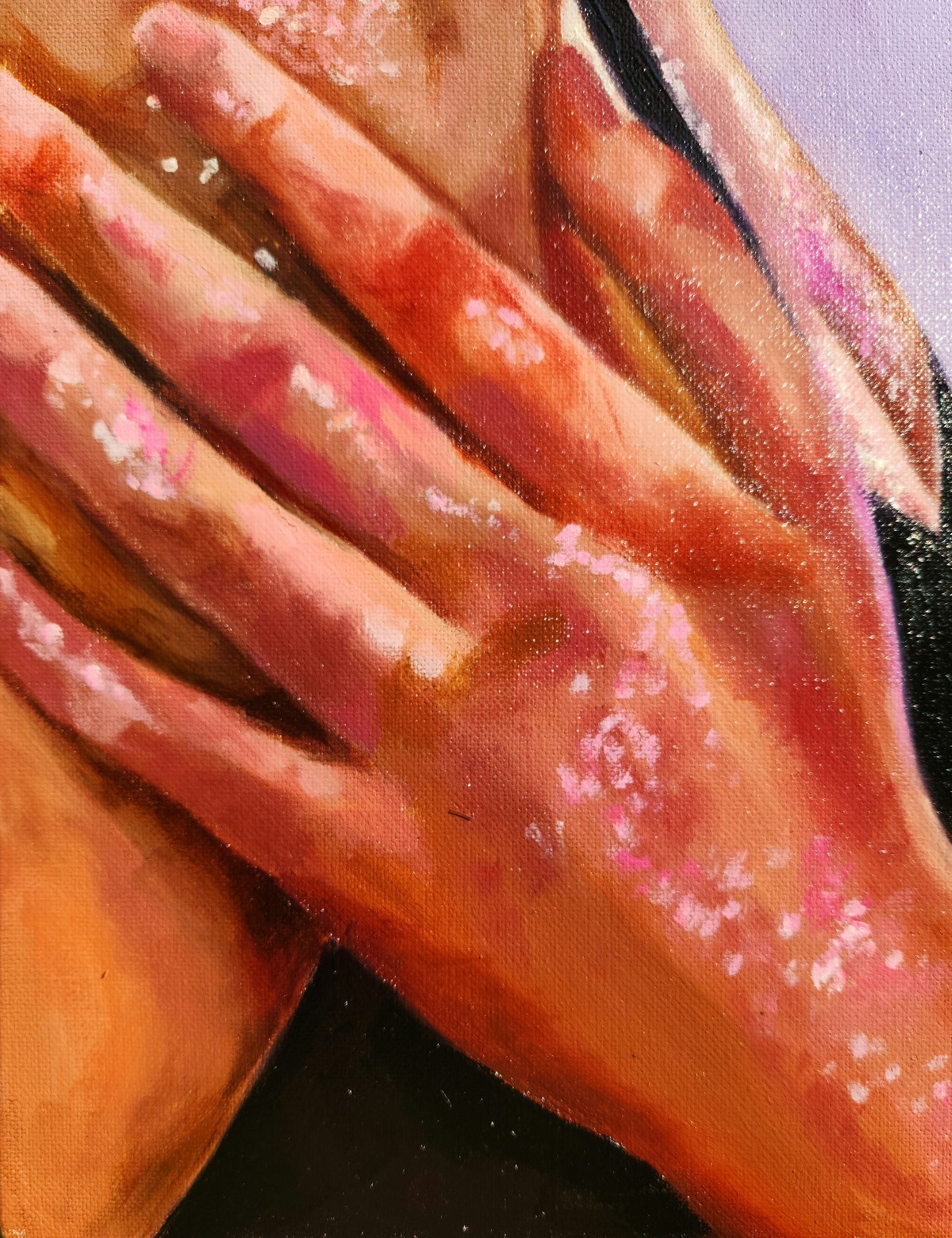 "A Kiss" Original Painting