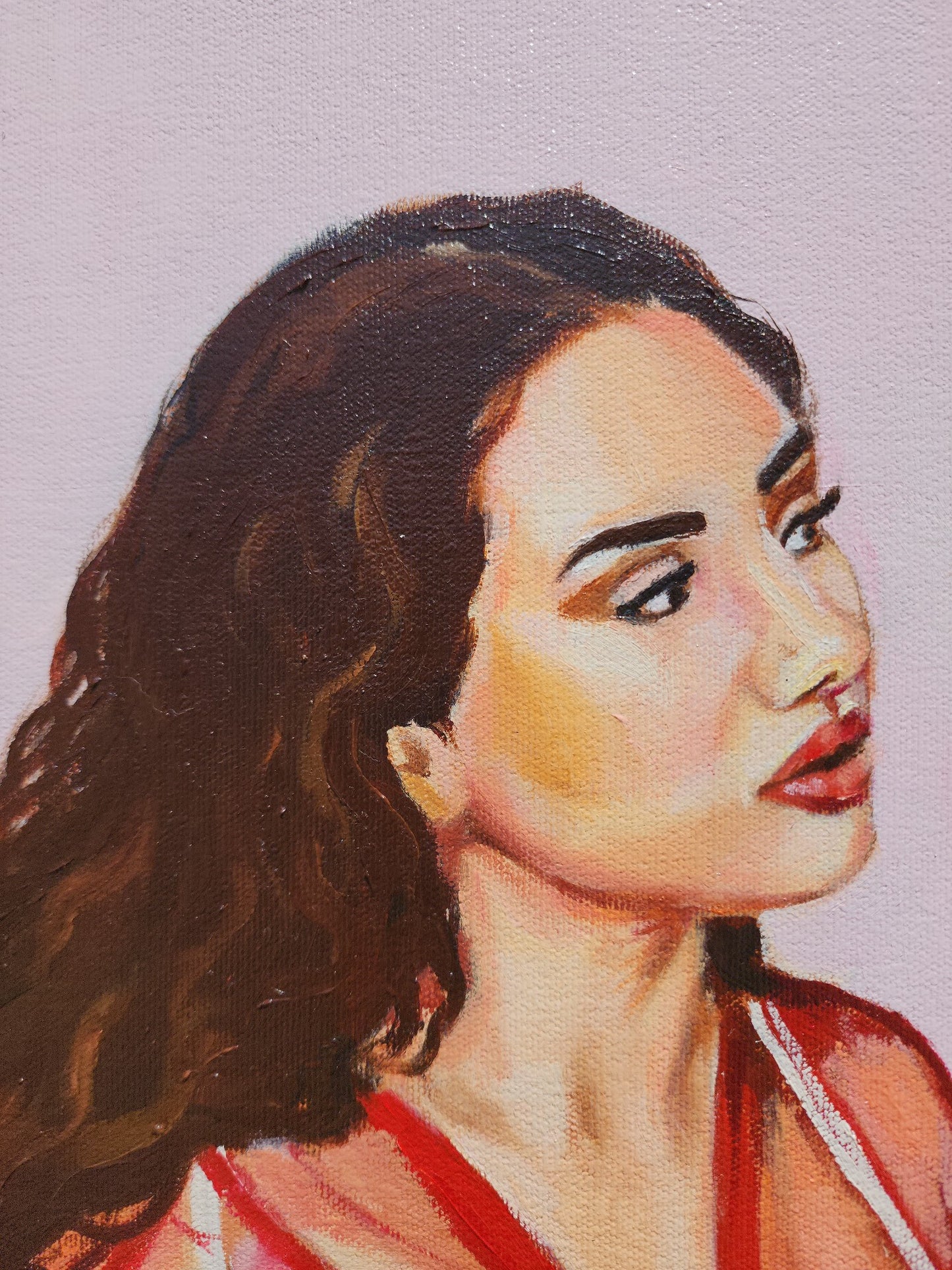 Cuadro original "Encaje rojo"