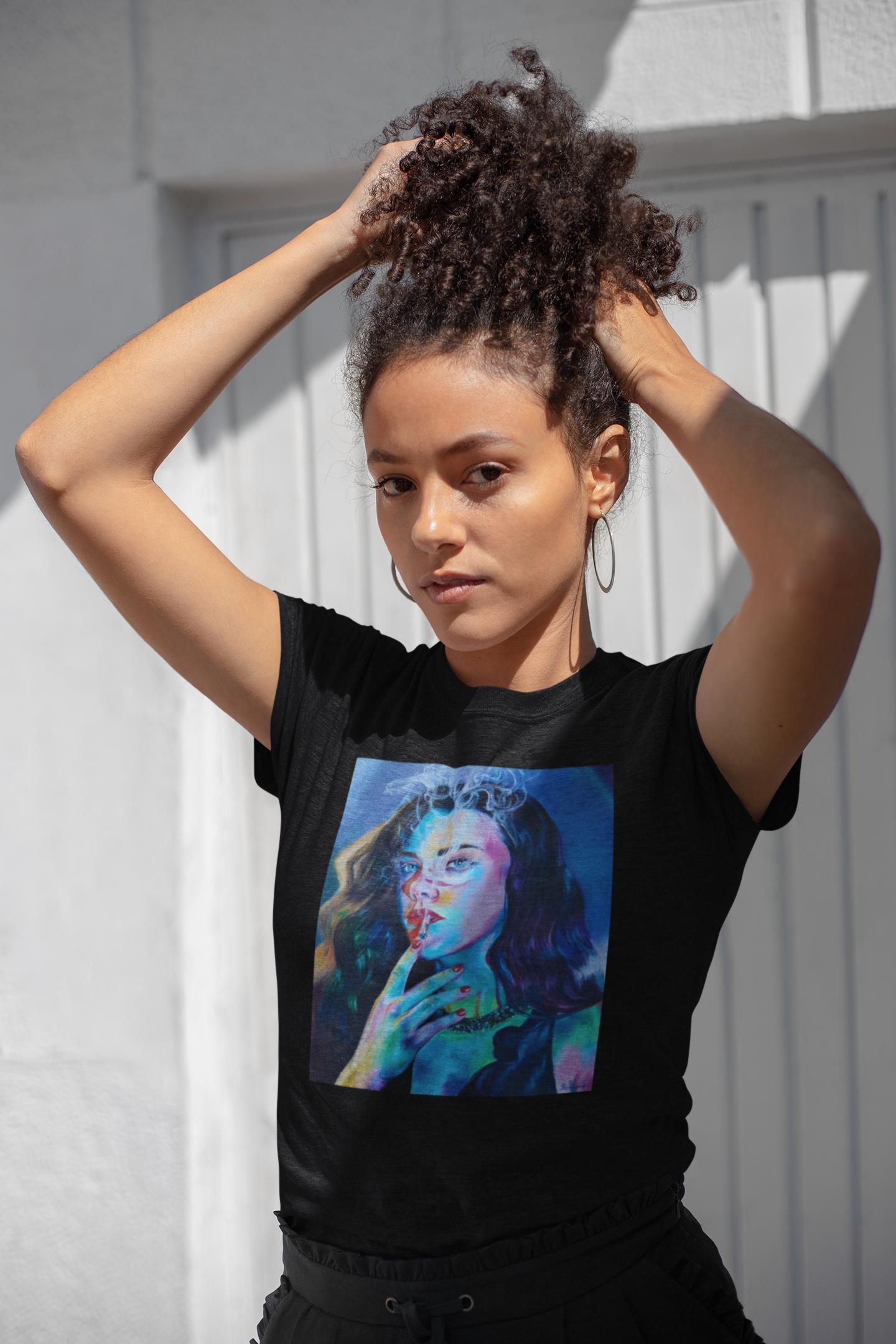 Camiseta unisex de algodón grueso "Smoke"