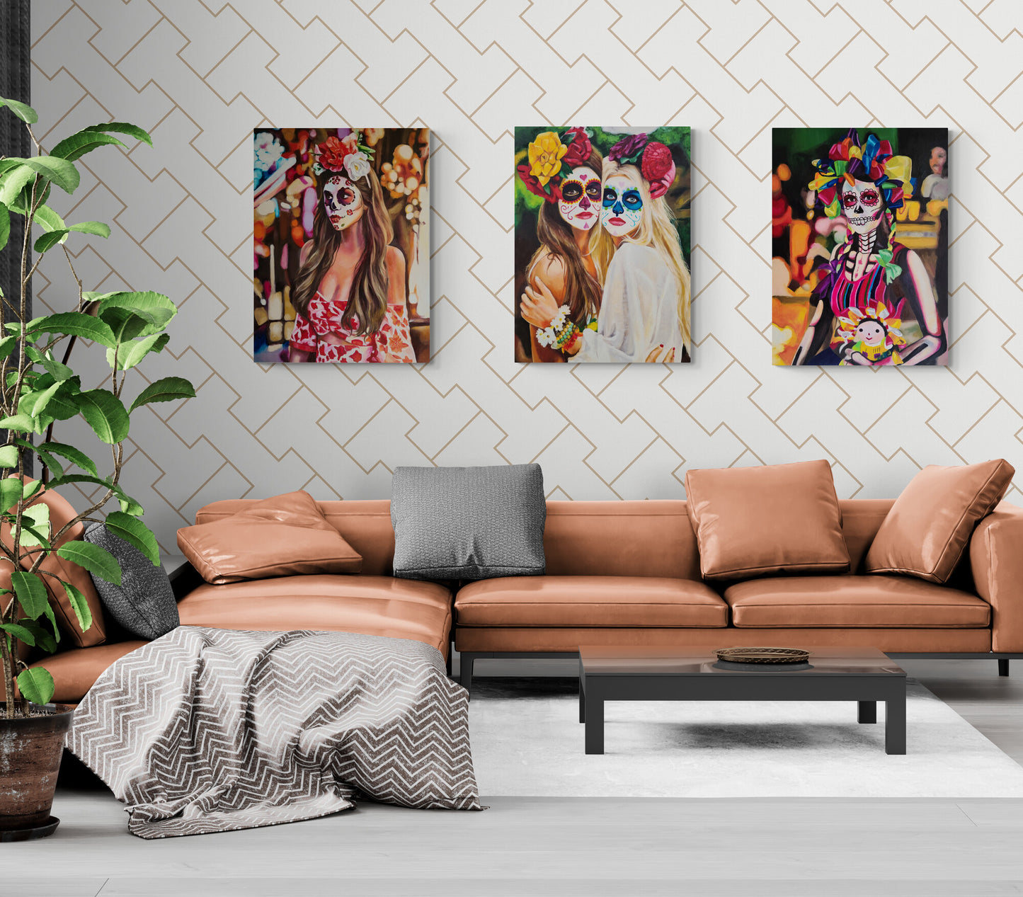 "Claveles" Canvas Print