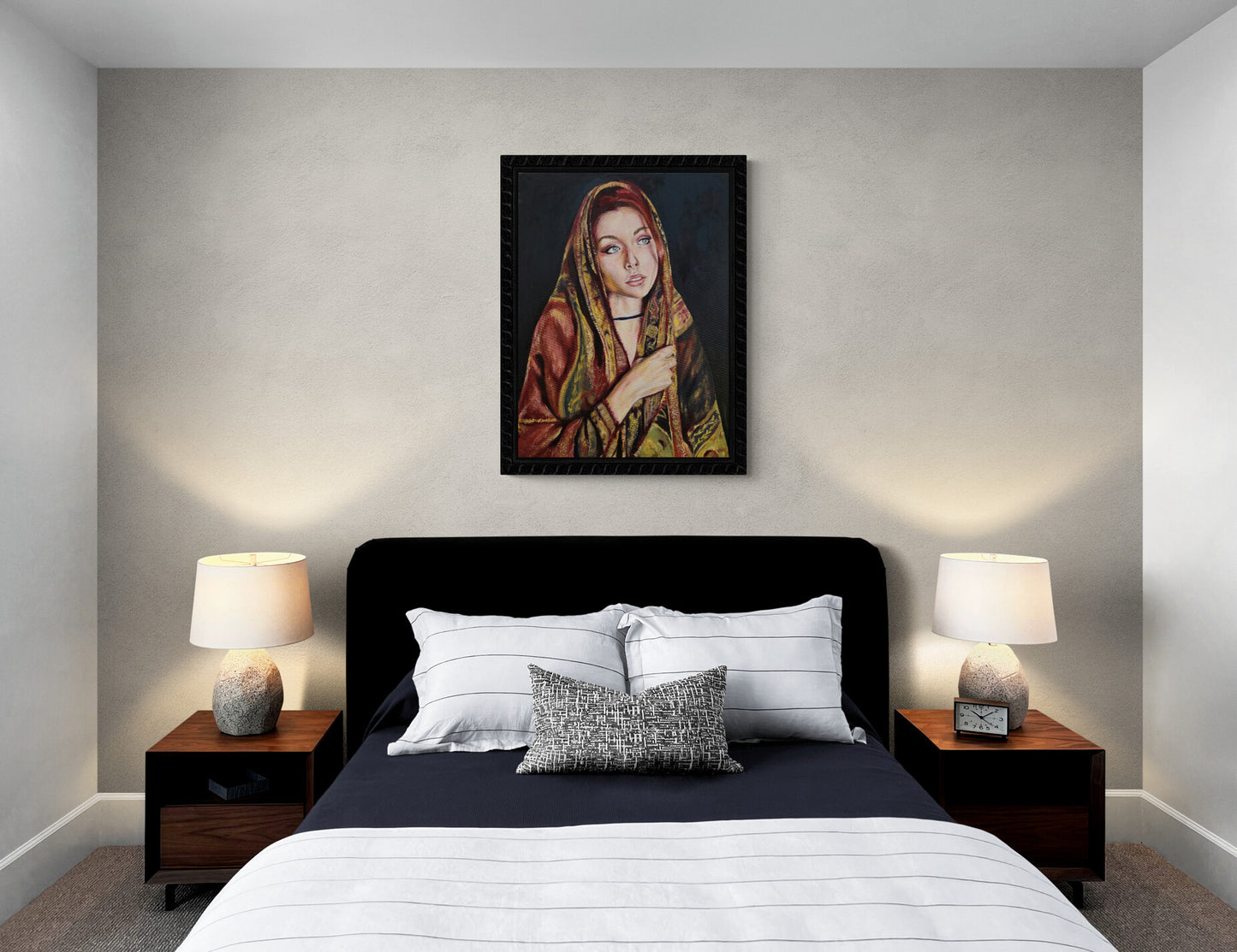 "Black Rose" Canvas Print