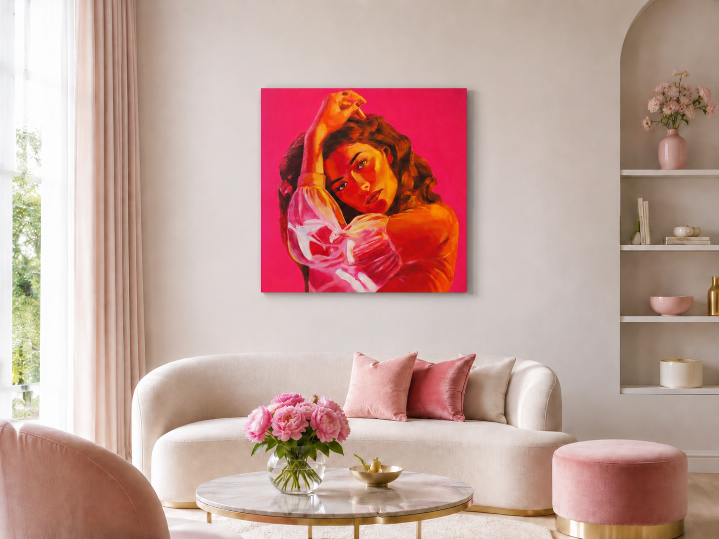 "Golden Hour" - Stretched Canvas Print Wall Art