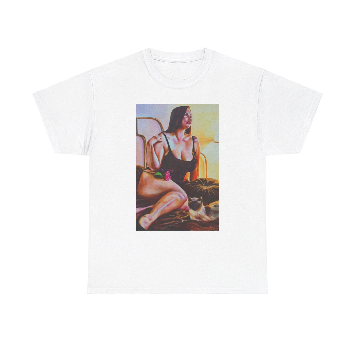 Camiseta unisex de algodón grueso "Siamese"