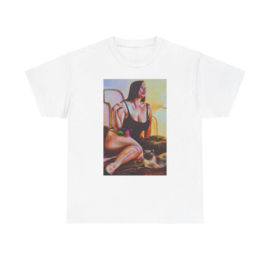 "Siamese" Unisex-T-Shirt aus schwerer Baumwolle