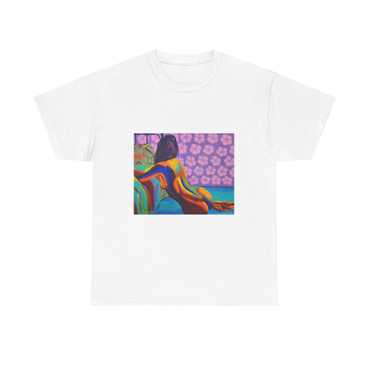 "Hibiscus" Unisex Heavy Cotton Tee