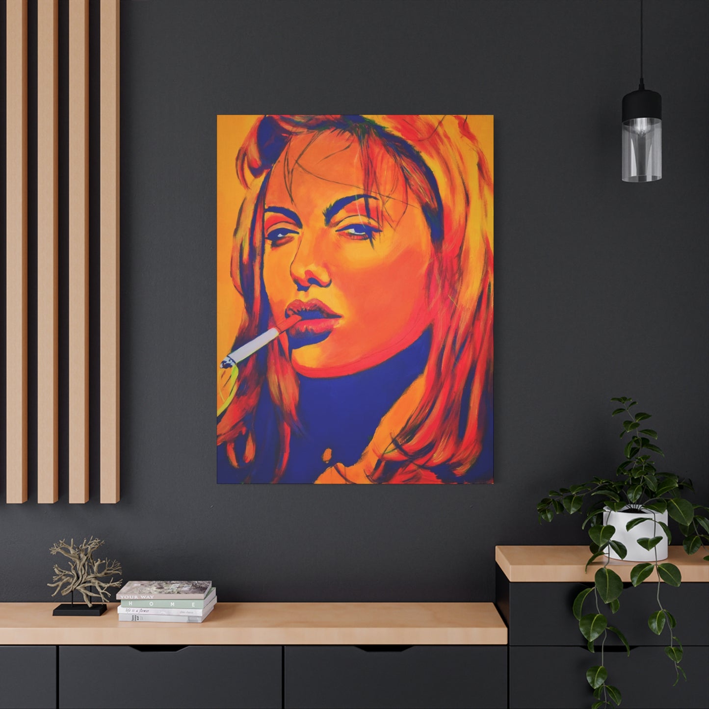 "Angelina Jolie Girl, Interrupted" Canvas Print