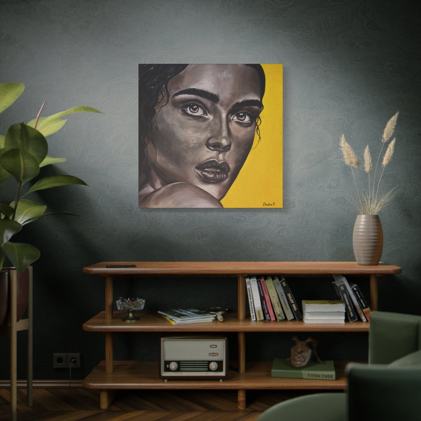 "Allure" - Stretched Canvas Print Wall Art