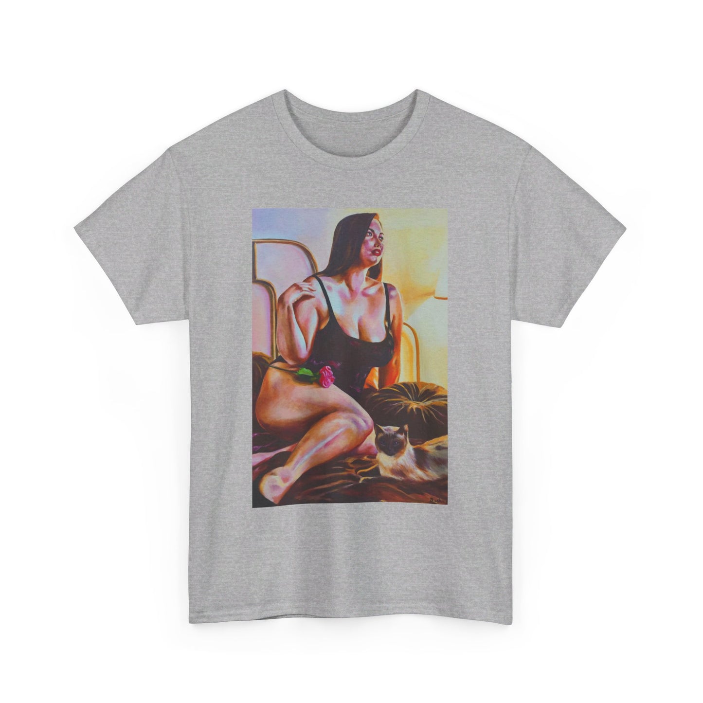 Camiseta unisex de algodón grueso "Siamese"