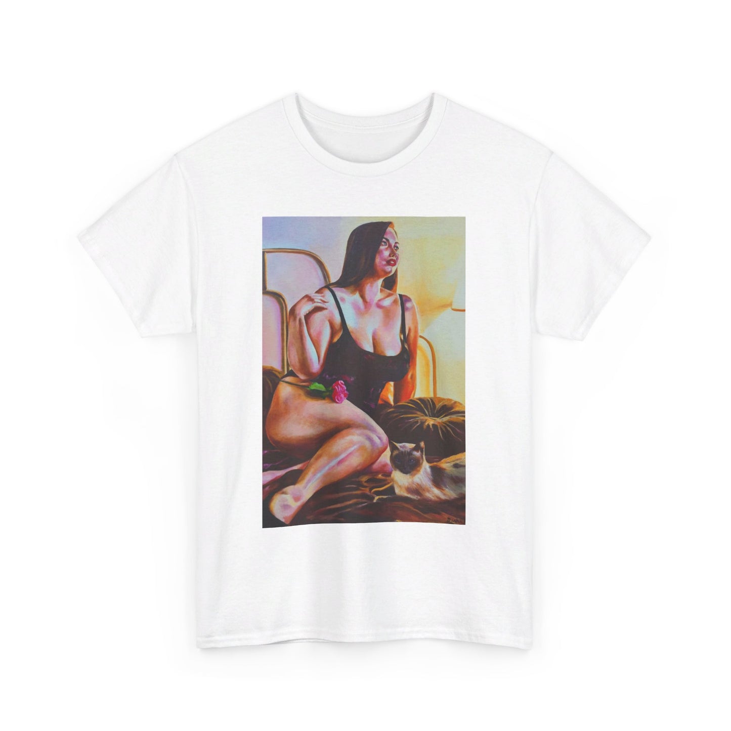 Camiseta unisex de algodón grueso "Siamese"