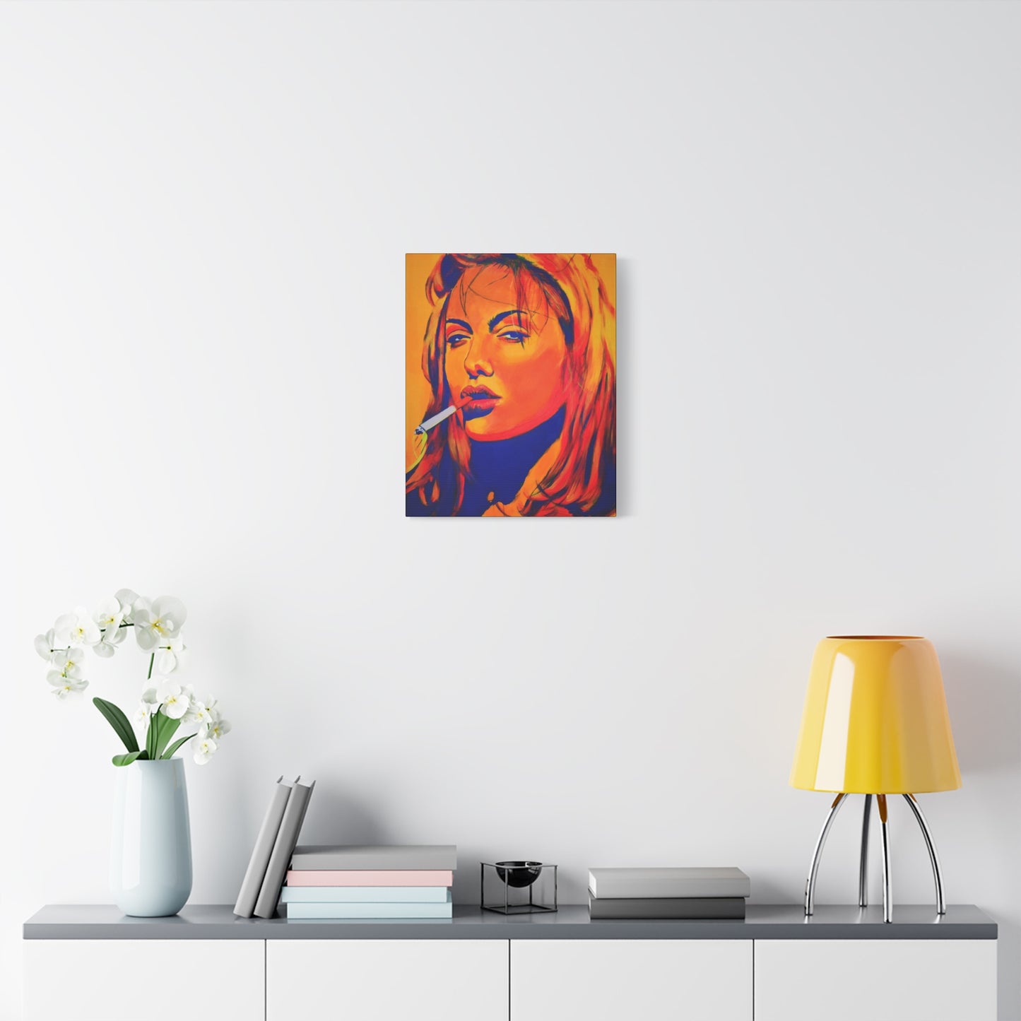"Angelina Jolie Girl, Interrupted" Canvas Print