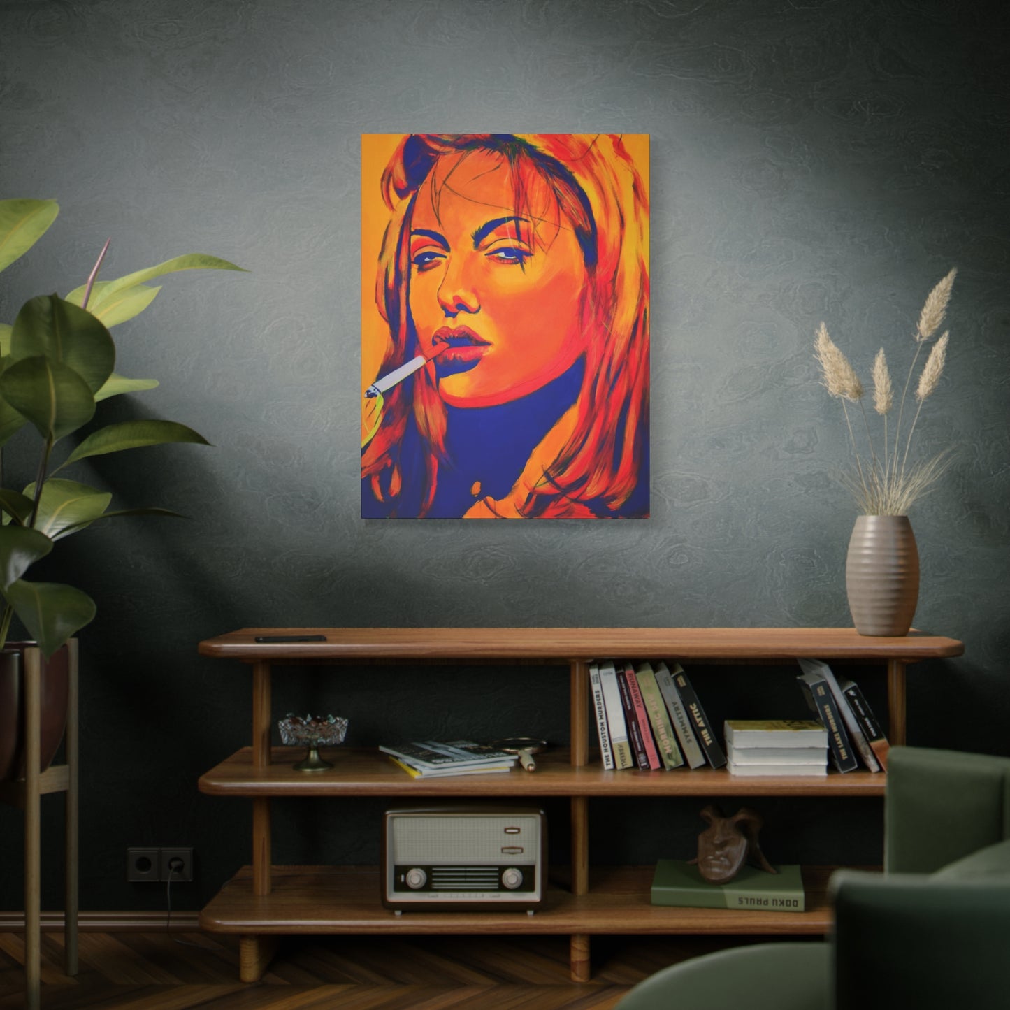 "Angelina Jolie Girl, Interrupted" Canvas Print