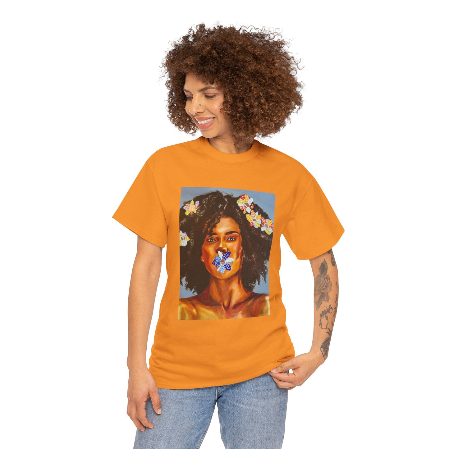 "Flower Dream" Unisex Heavy Cotton Tee